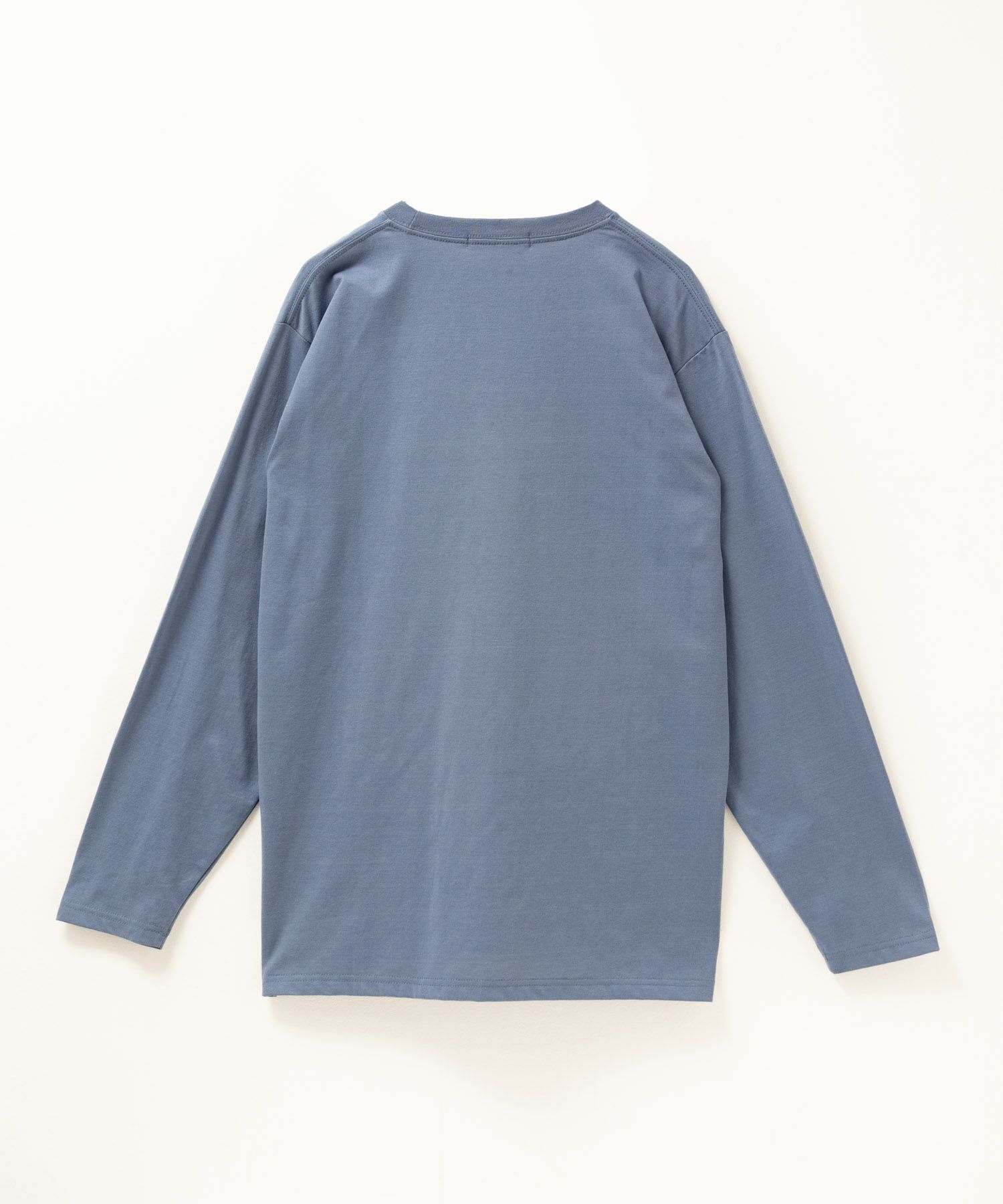 T-GRAPHICS メッセージプリント長袖Tシャツ メンズ