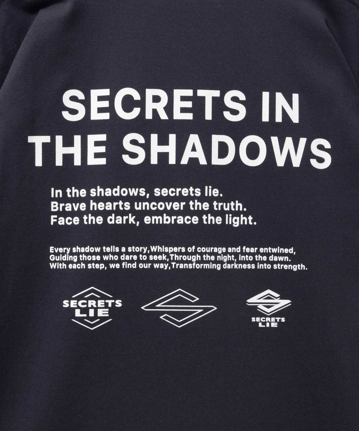 T-GRAPHICS メッセージプリント長袖Tシャツ メンズ