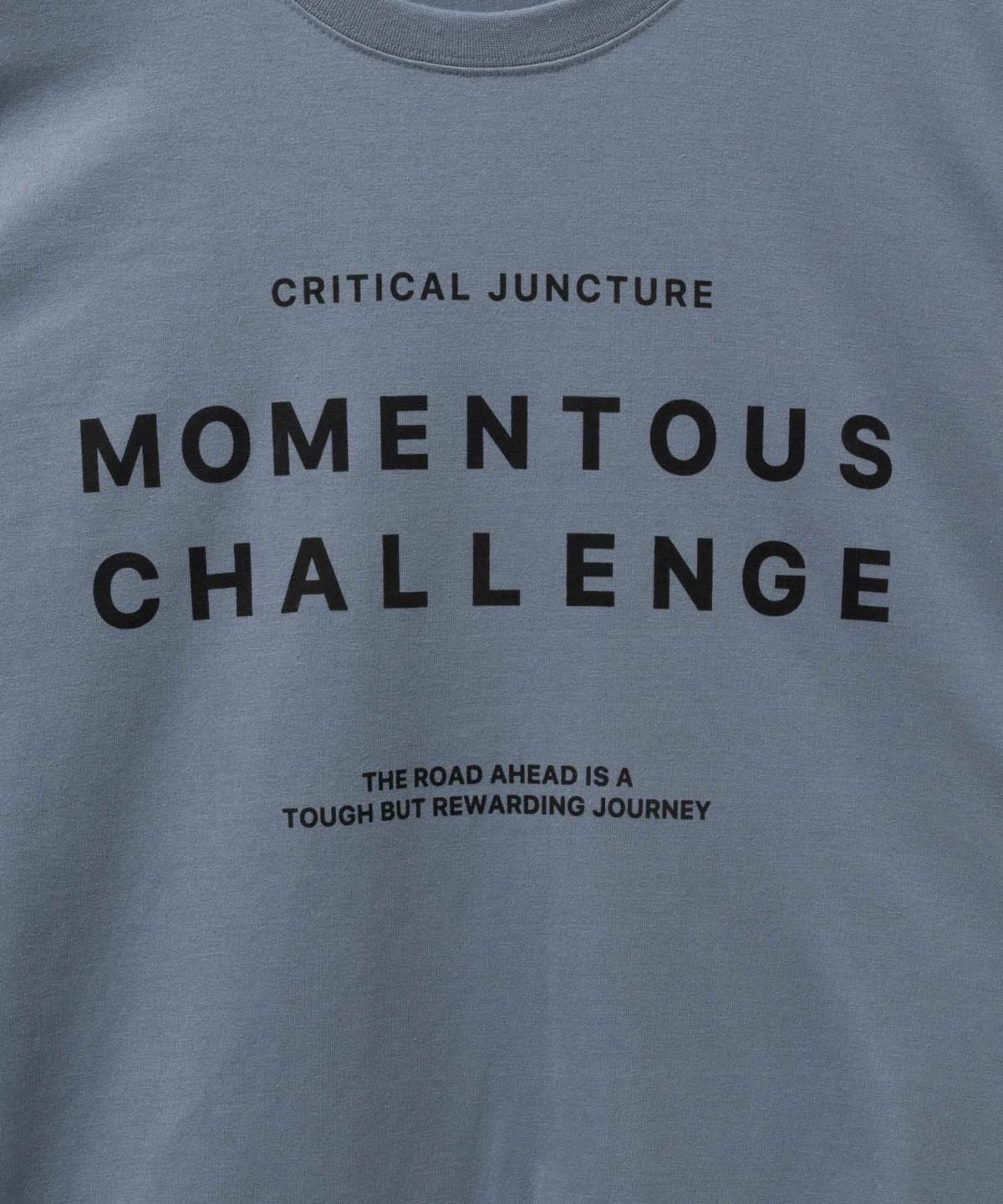 T-GRAPHICS メッセージプリント長袖Tシャツ メンズ