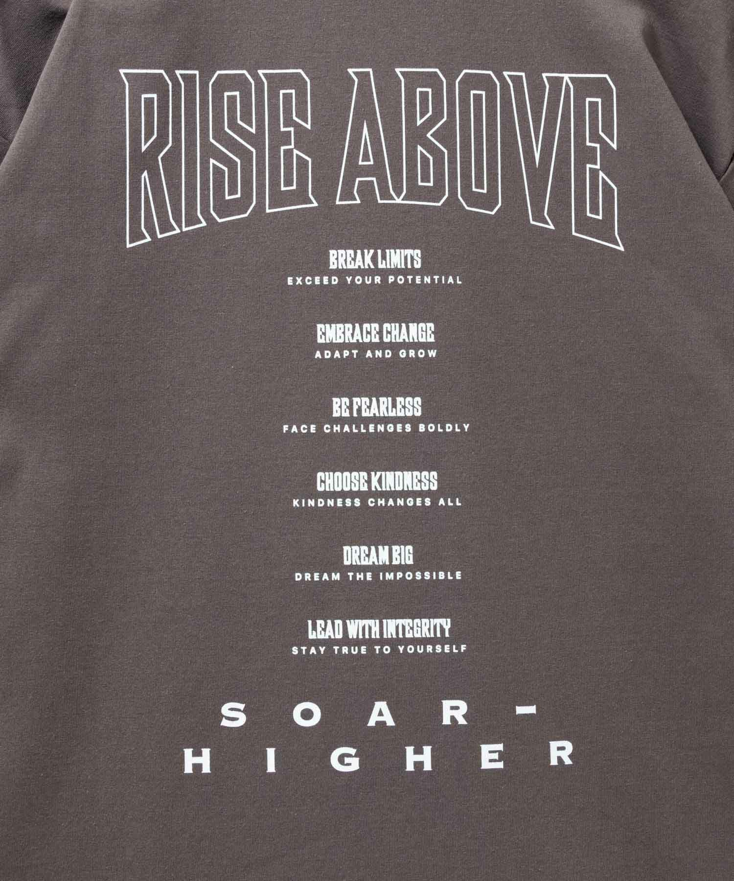 T-GRAPHICS メッセージプリント長袖Tシャツ メンズ