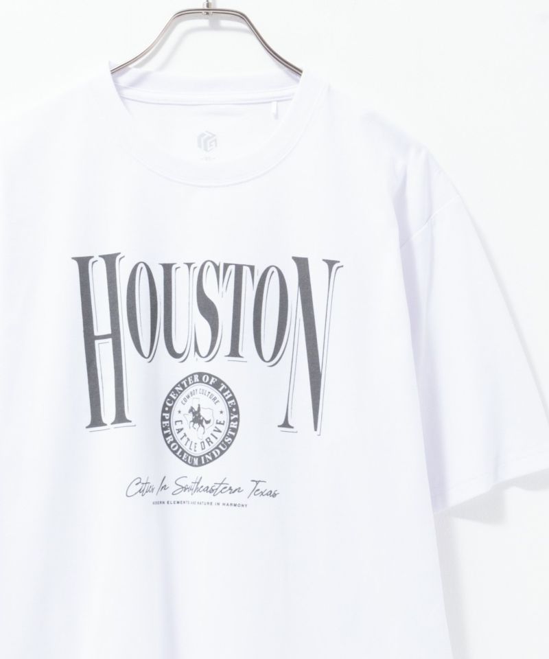 T-GRAPHICS  カレッジロゴ半袖Tシャツ メンズ ネコポス 対応商品商品画像-1