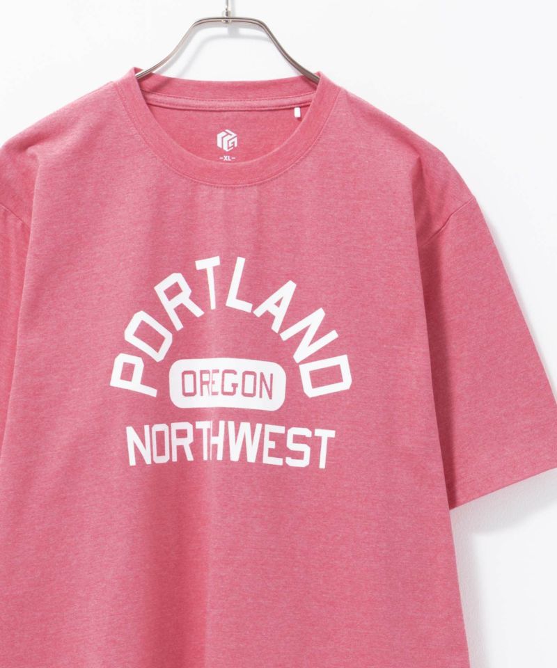 T-GRAPHICS  カレッジロゴ半袖Tシャツ メンズ メール便 対応商品商品画像-2