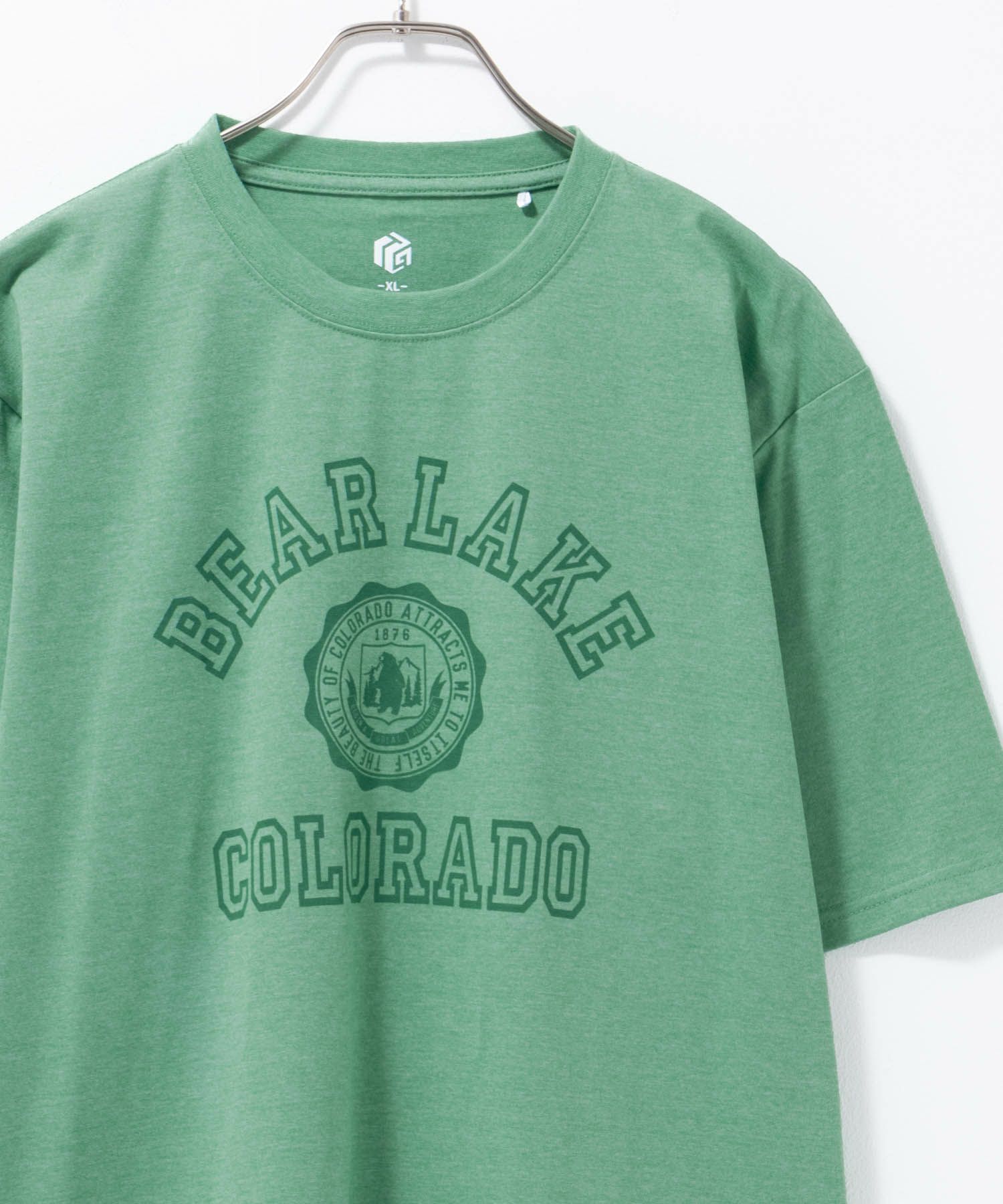 T-GRAPHICS カレッジロゴ半袖Tシャツ メンズ ネコポス 対応商品