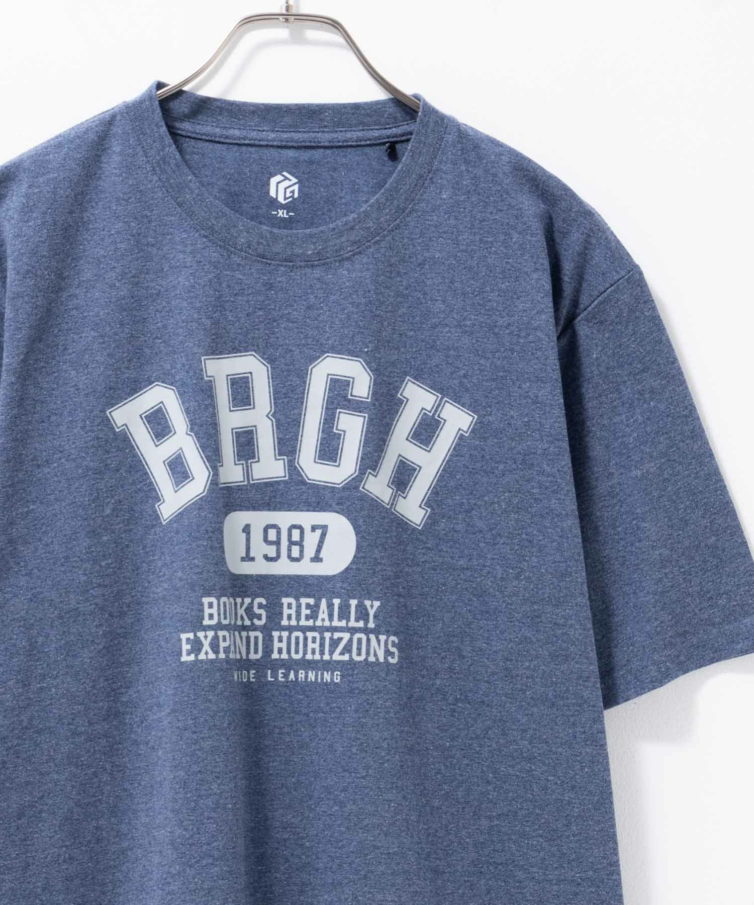 T-GRAPHICS カレッジロゴ半袖Tシャツ メンズ ネコポス 対応商品