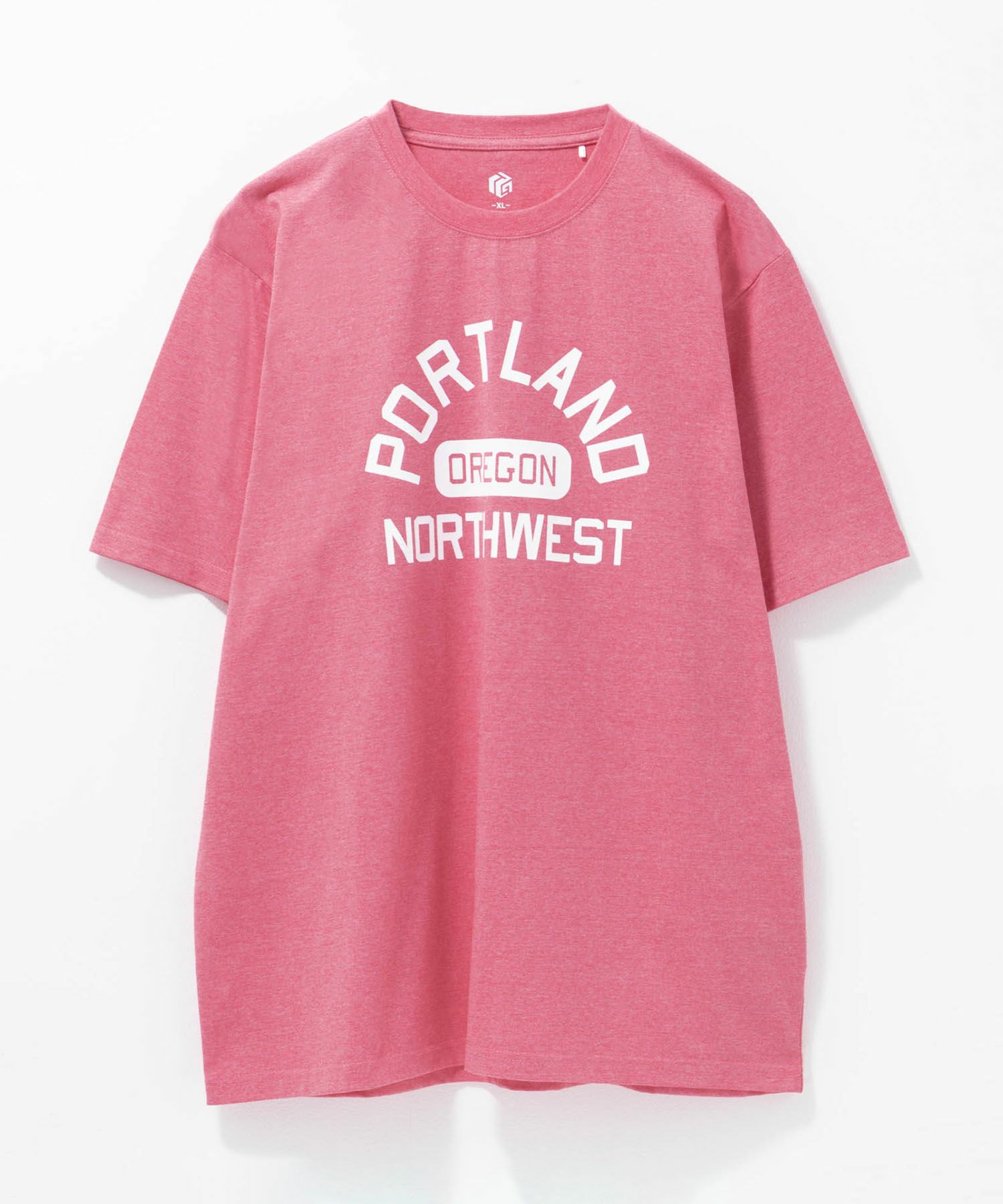 T-GRAPHICS カレッジロゴ半袖Tシャツ メンズ ネコポス 対応商品