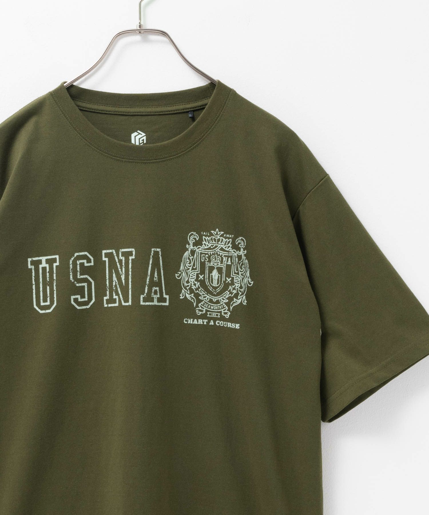 T-GRAPHICS ミリタリーデザイン半袖Tシャツ メンズ ネコポス 対応商品