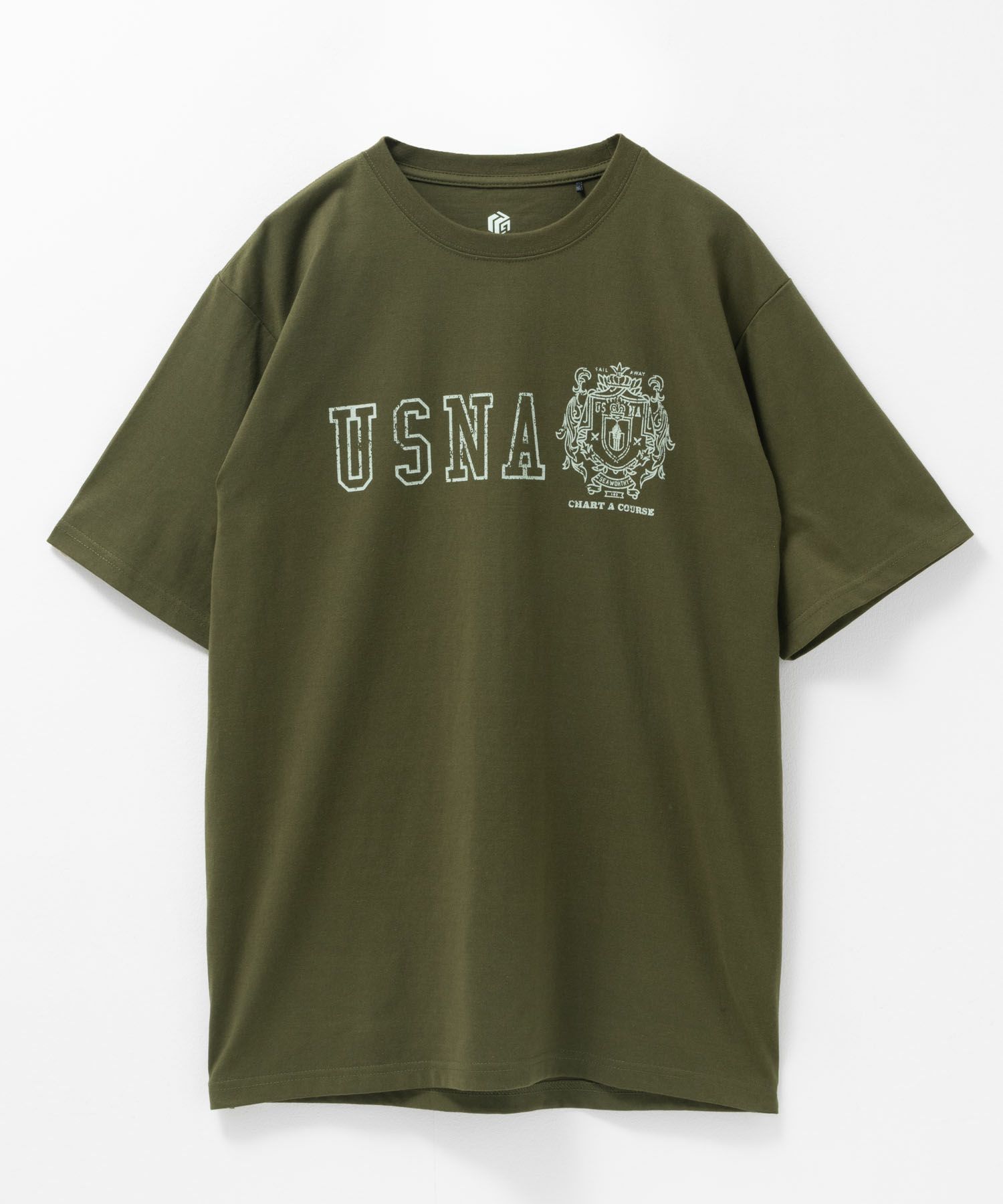 T-GRAPHICS ミリタリーデザイン半袖Tシャツ メンズ ネコポス 対応商品