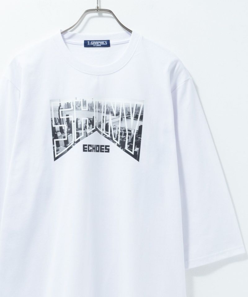 T-GRAPHICS  7分袖Tシャツ メンズ商品画像-1