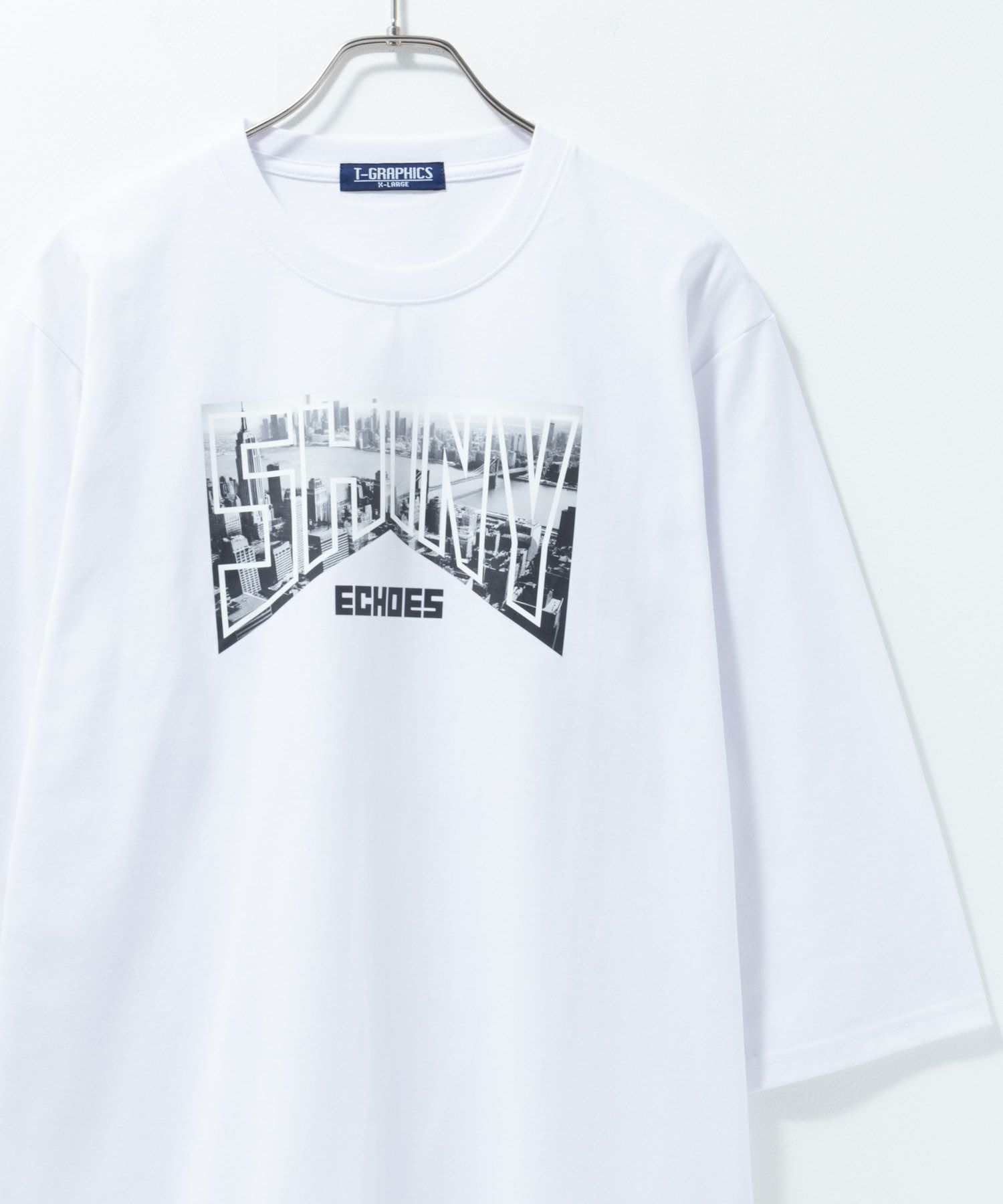 T-GRAPHICS 7分袖Tシャツ メンズ商品画像-1