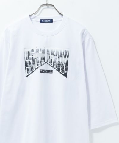 T-GRAPHICS  7分袖Tシャツ メンズ