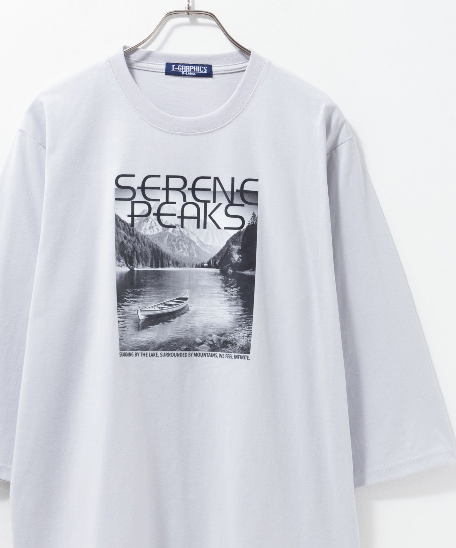 T-GRAPHICS 7分袖Tシャツ メンズ 