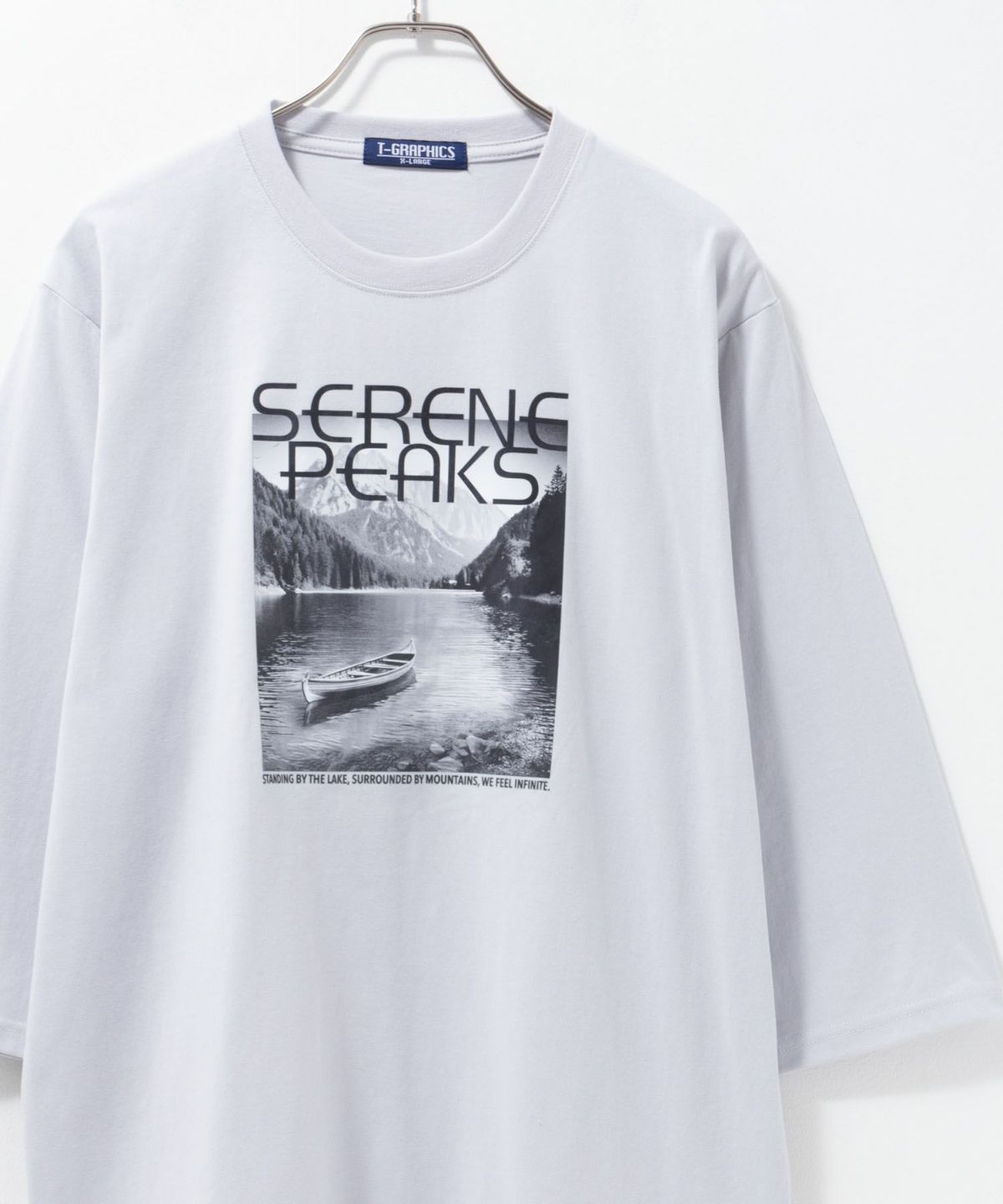 T-GRAPHICS 7分袖Tシャツ メンズ