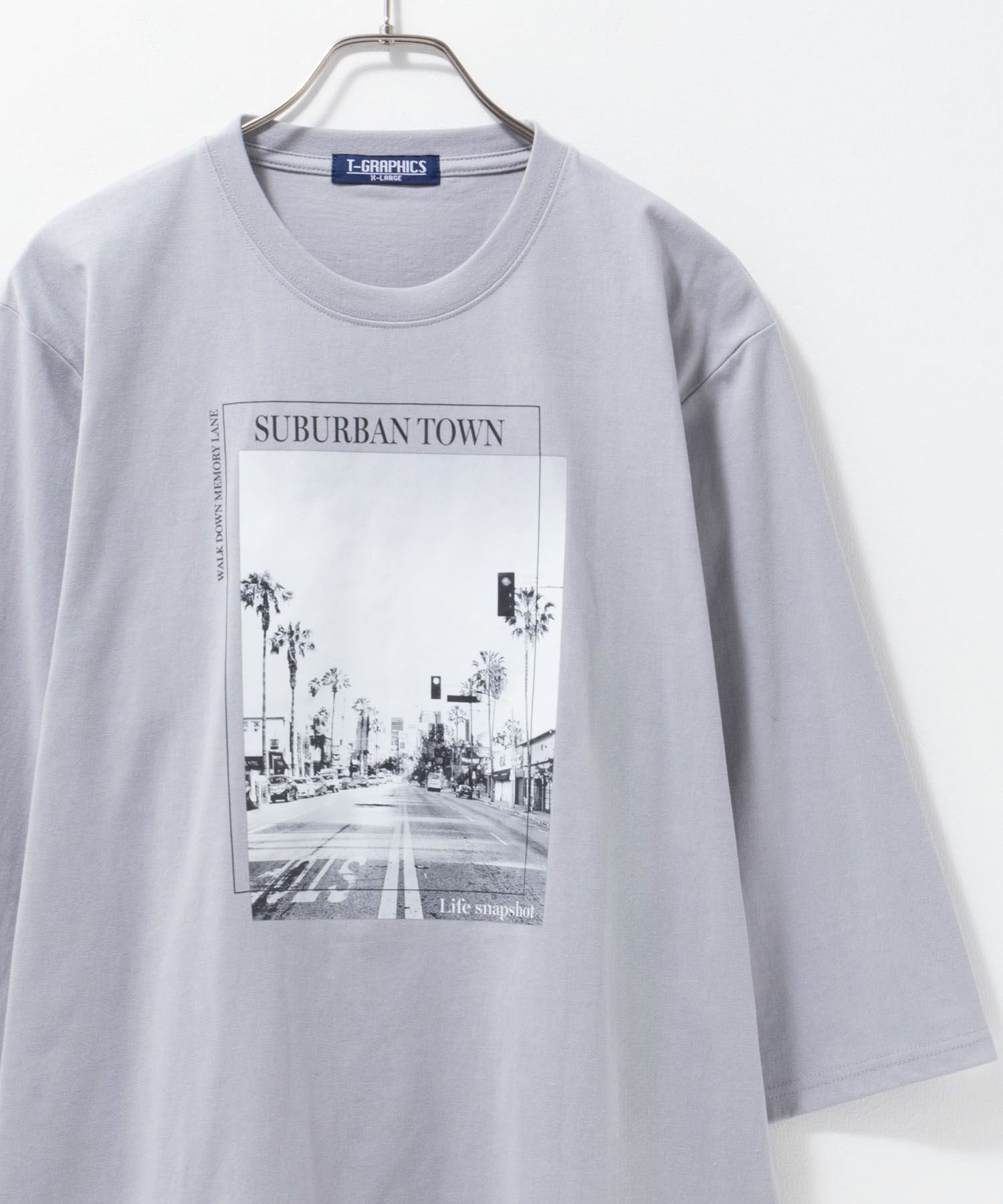 T-GRAPHICS 7分袖Tシャツ メンズ商品画像-3