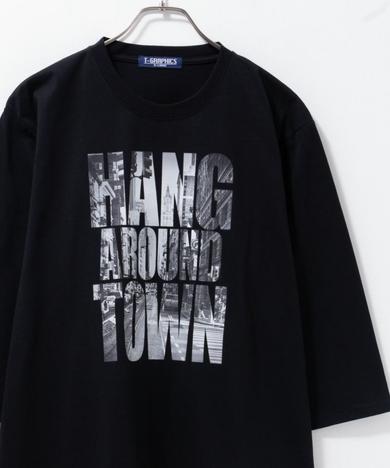 T-GRAPHICS  7分袖Tシャツ メンズ商品画像-4