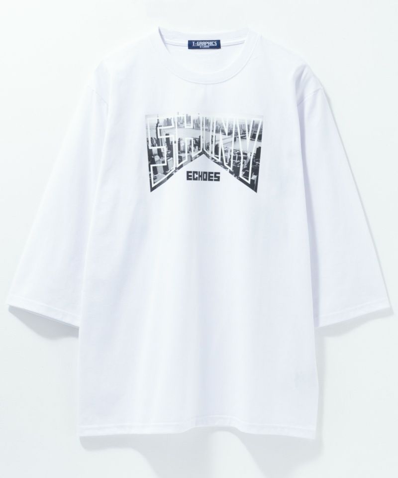T-GRAPHICS  7分袖Tシャツ メンズ商品画像-6