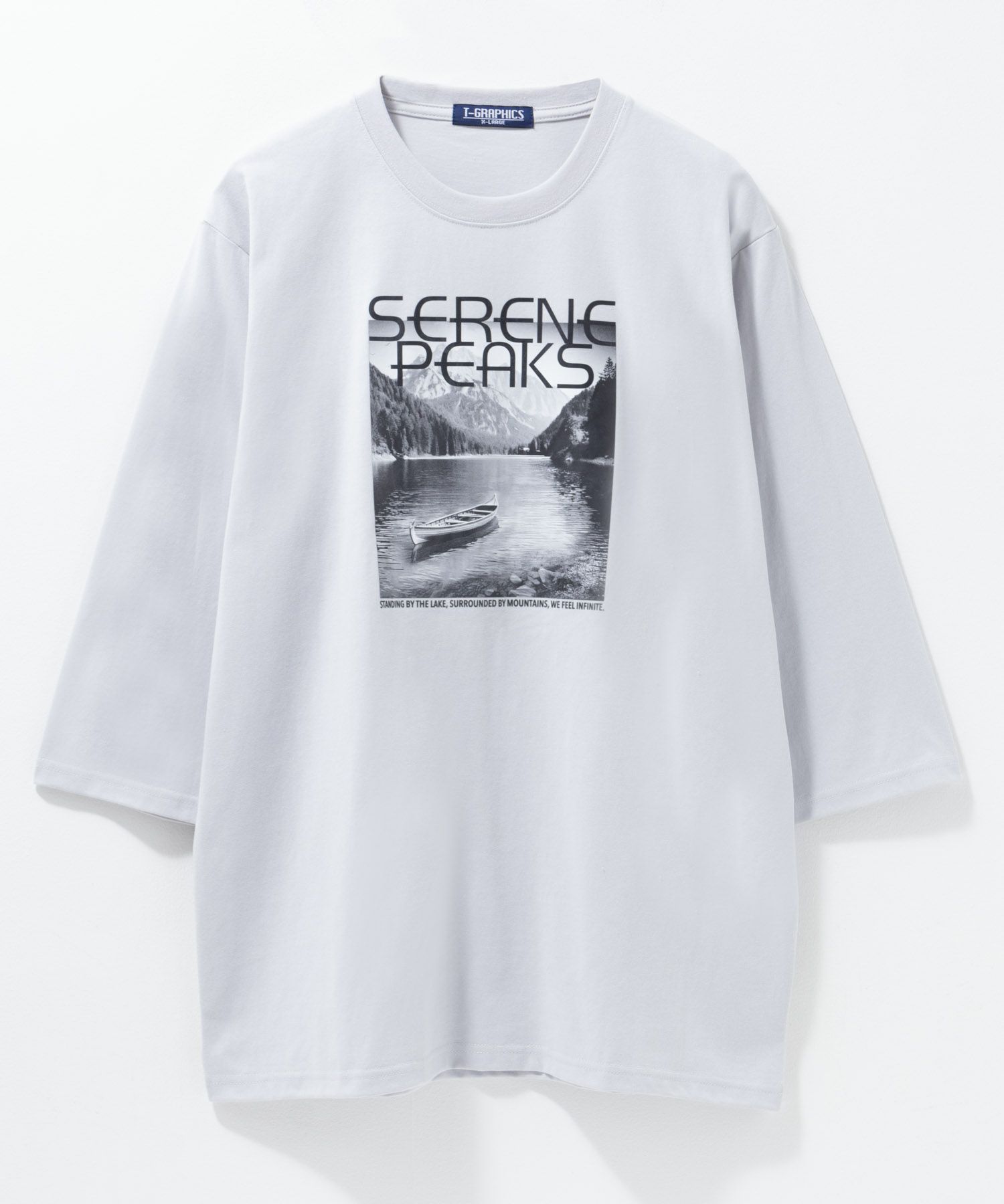 T-GRAPHICS 7分袖Tシャツ メンズ