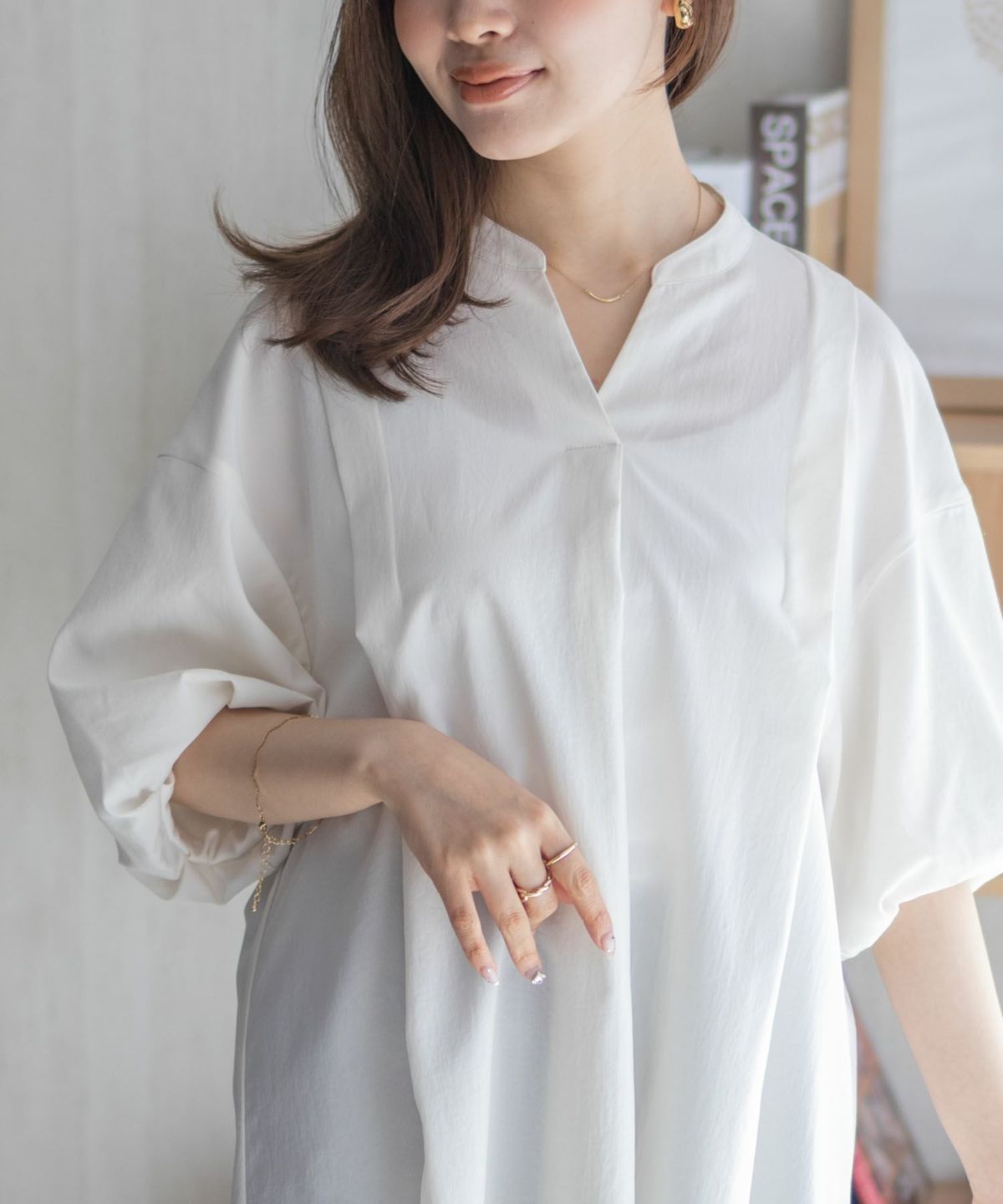 HusHusH バルーンスリーブブラウス レディース