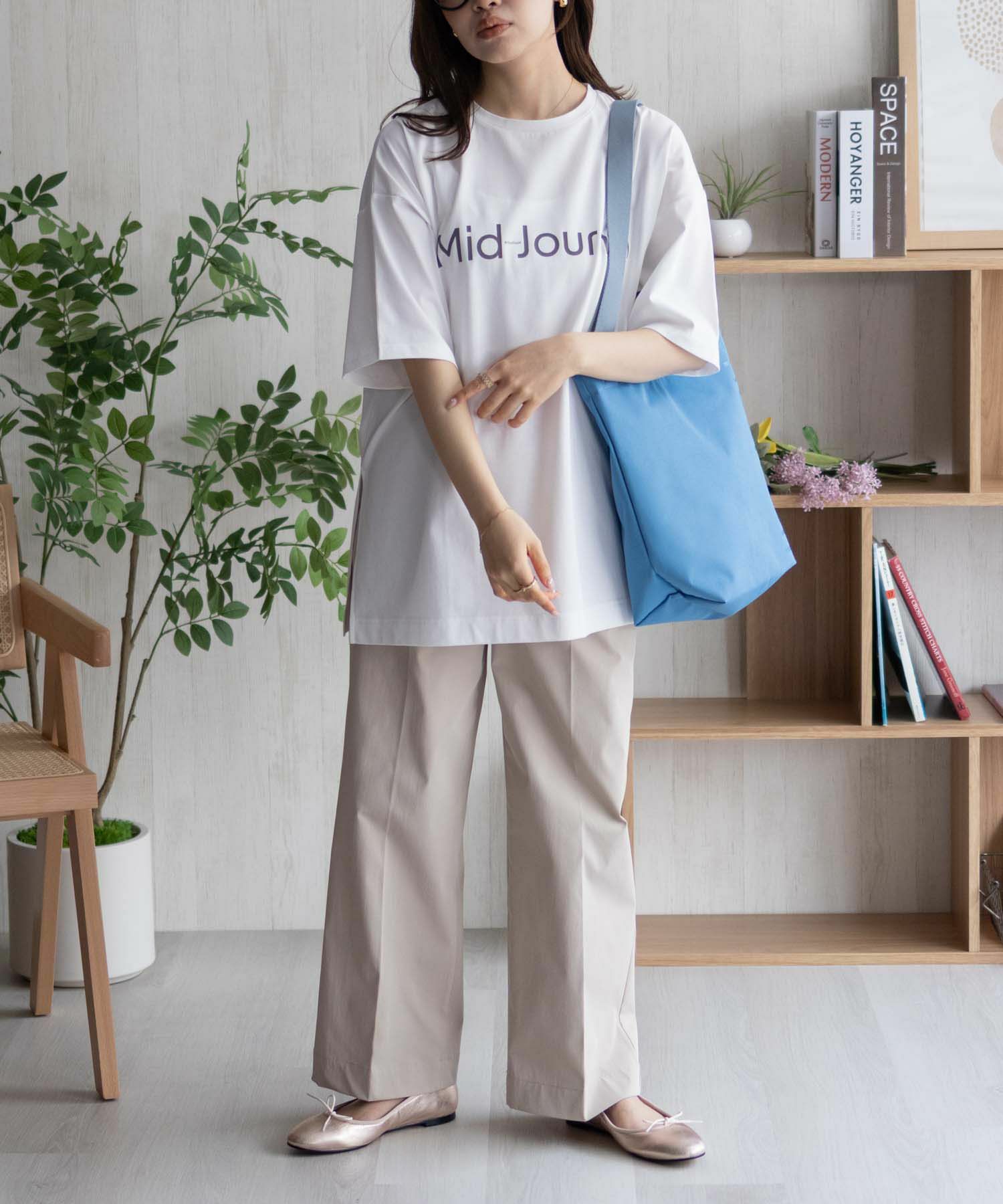 HusHusH ロゴプリントチュニック レディース メール便 対応商品商品画像-13