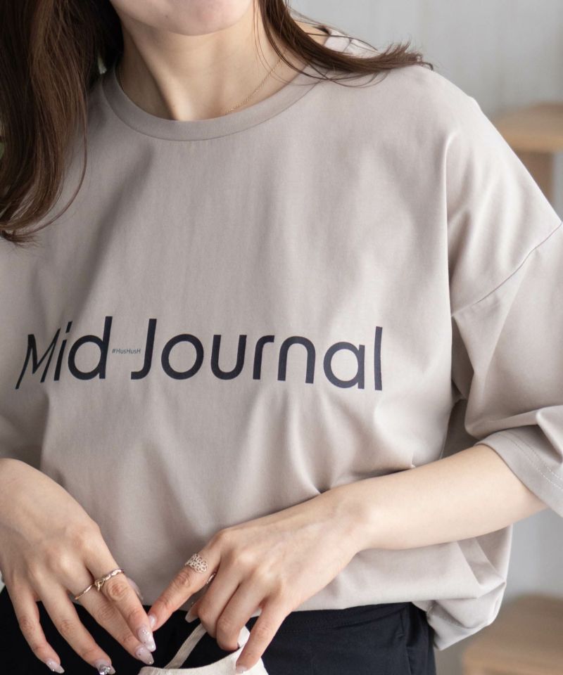 HusHusH  ロゴプリントチュニック レディース メール便 対応商品商品画像-15