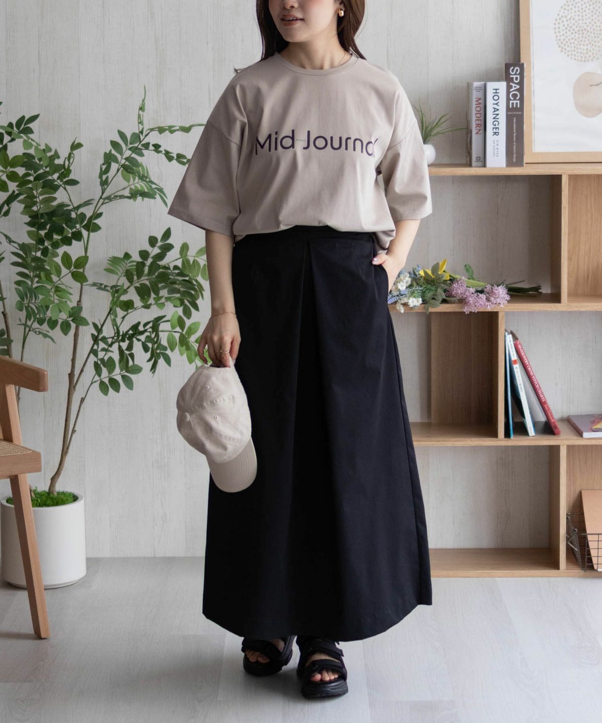 HusHusH ロゴプリントチュニック レディース ネコポス 対応商品