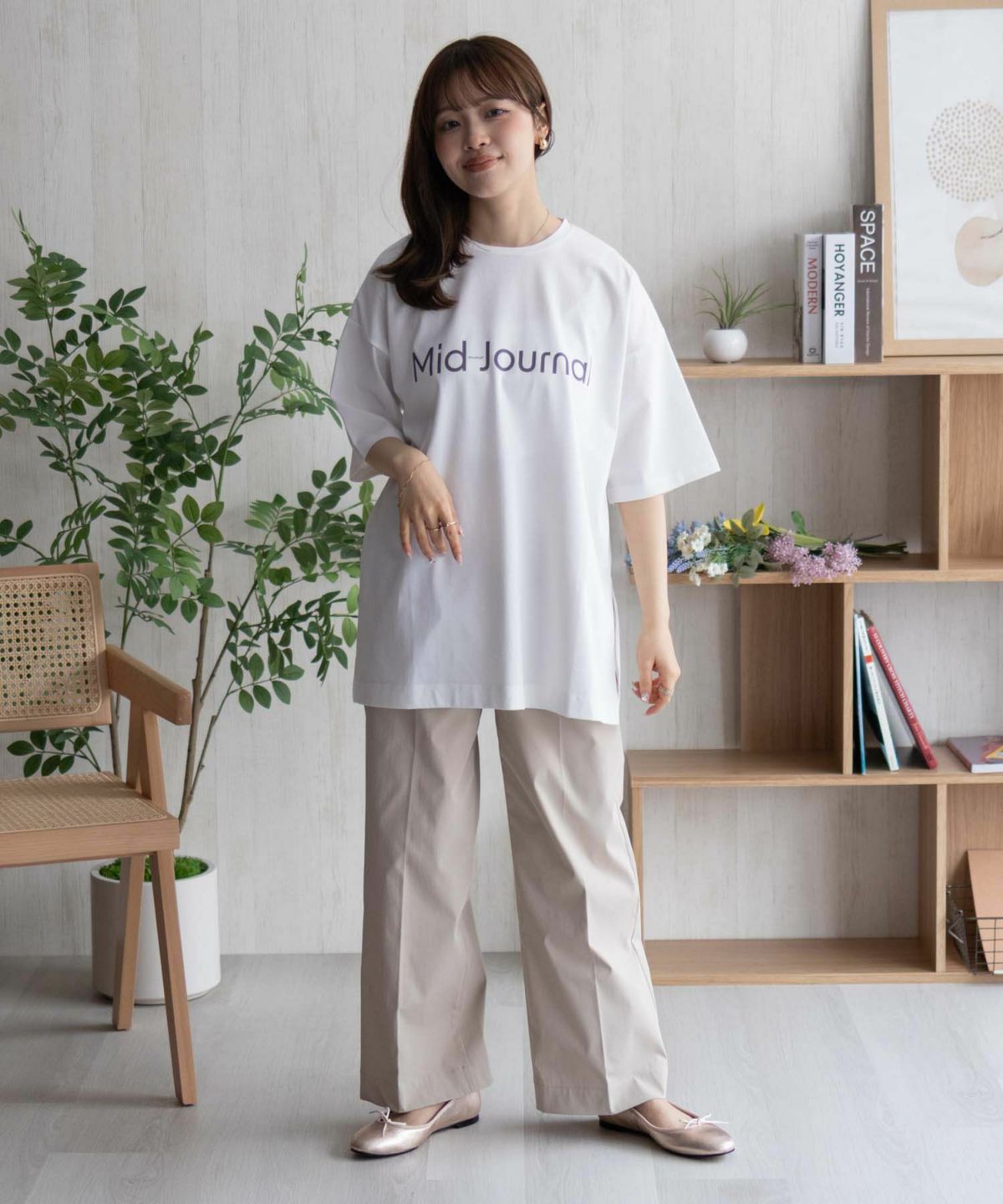 HusHusH ロゴプリントチュニック レディース ネコポス 対応商品