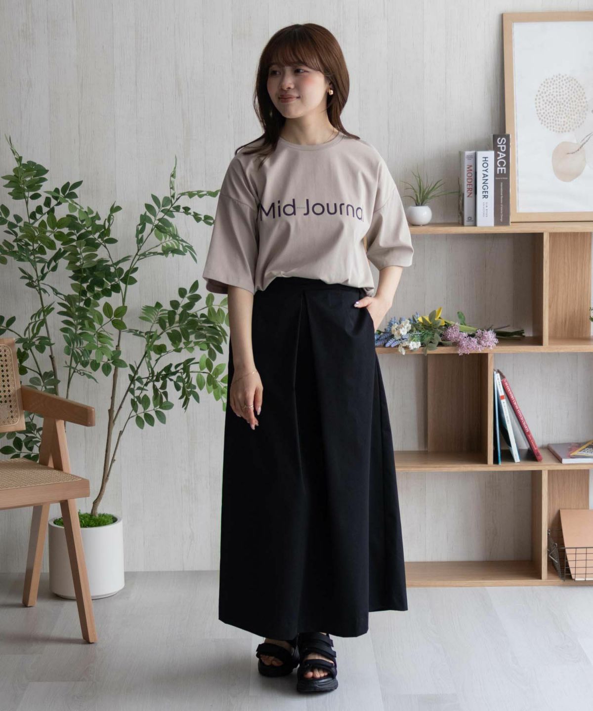 HusHusH ロゴプリントチュニック レディース ネコポス 対応商品