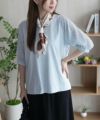HusHusH 袖異素材プルオーバー レディース ネコポス 対応商品