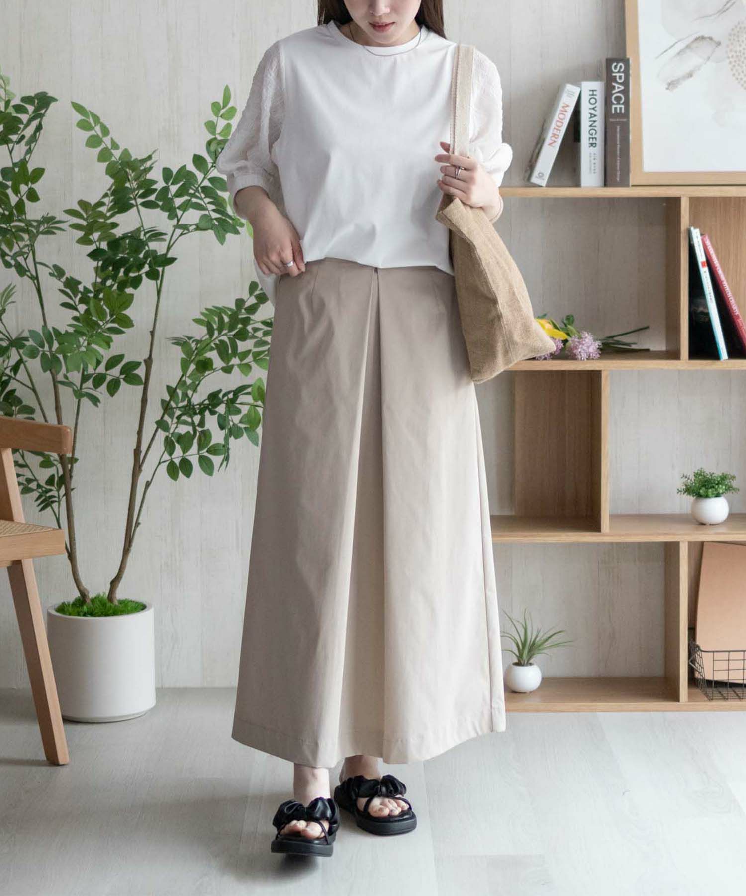HusHusH 袖異素材プルオーバー レディース ネコポス 対応商品