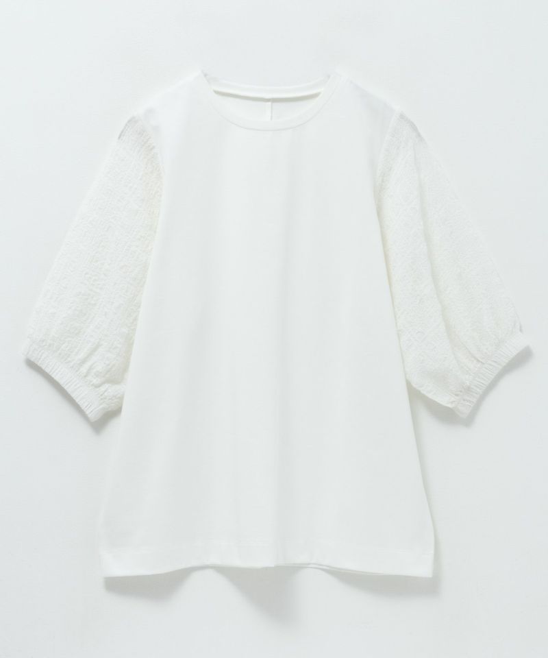 HusHusH 袖異素材プルオーバー レディース メール便 対応商品商品画像-18