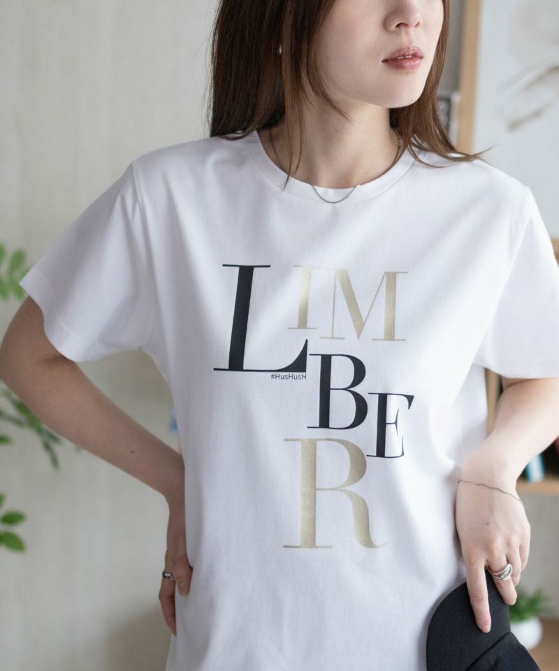 HusHusH ロゴプリントTシャツ レディース メール便 対応商品商品画像-1