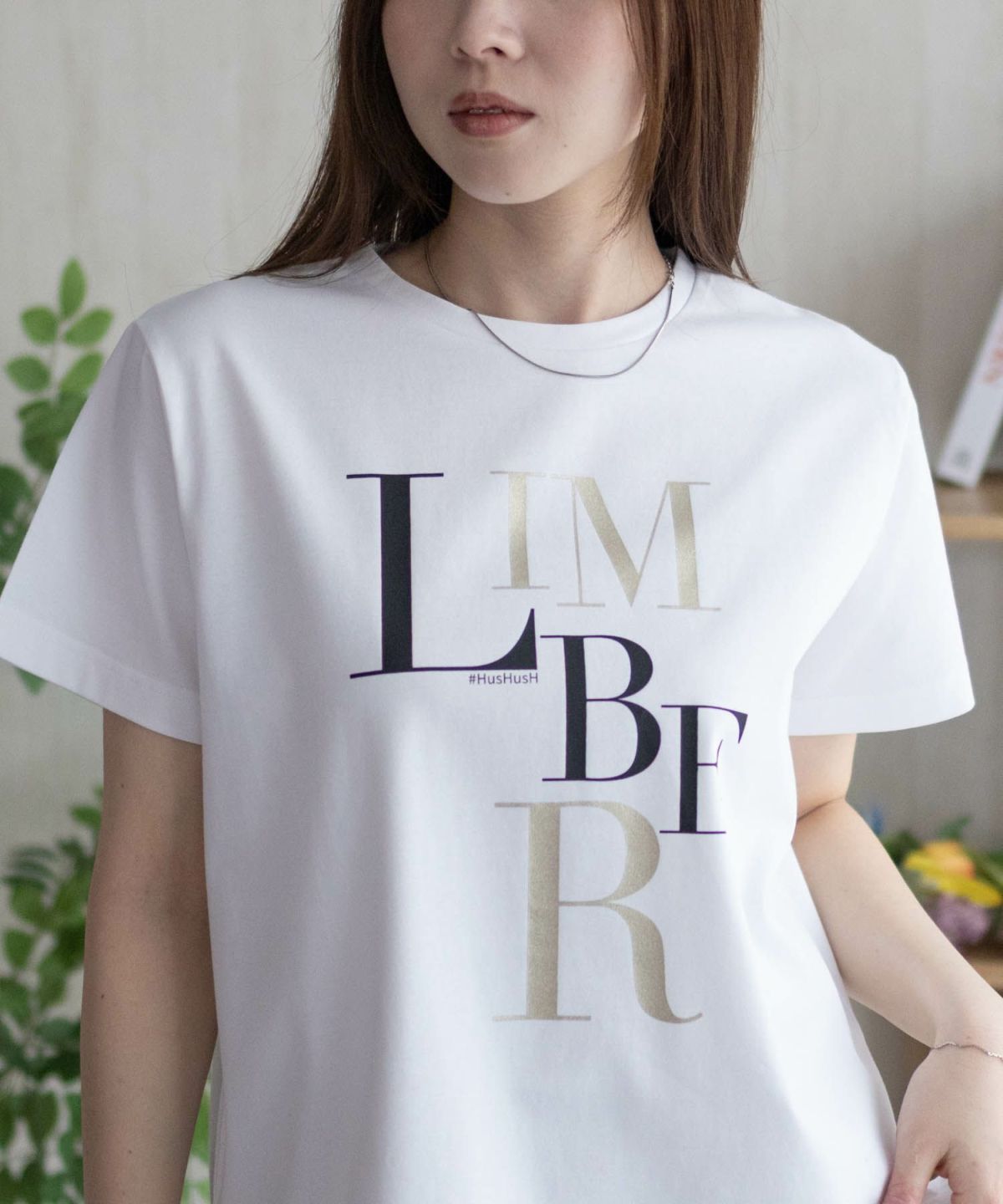 HusHusH ロゴプリントTシャツ レディース ネコポス 対応商品