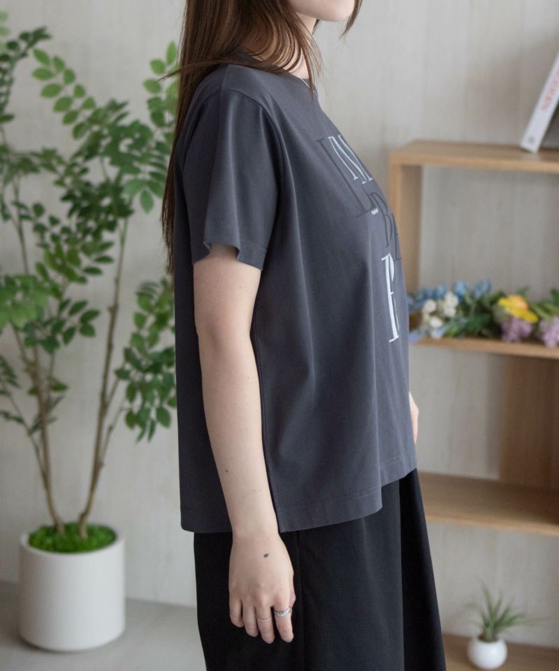 HusHusH  ロゴプリントTシャツ レディース メール便 対応商品商品画像-11