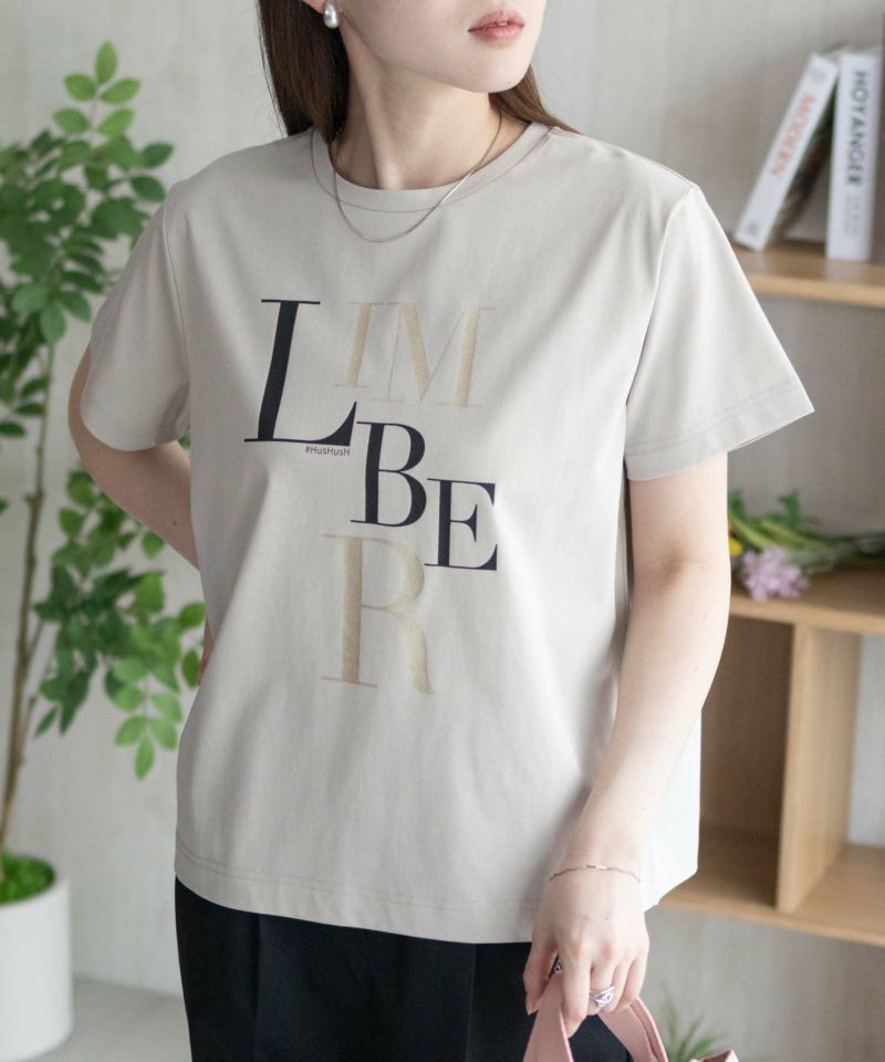 HusHusH ロゴプリントTシャツ レディース メール便 対応商品商品画像-15