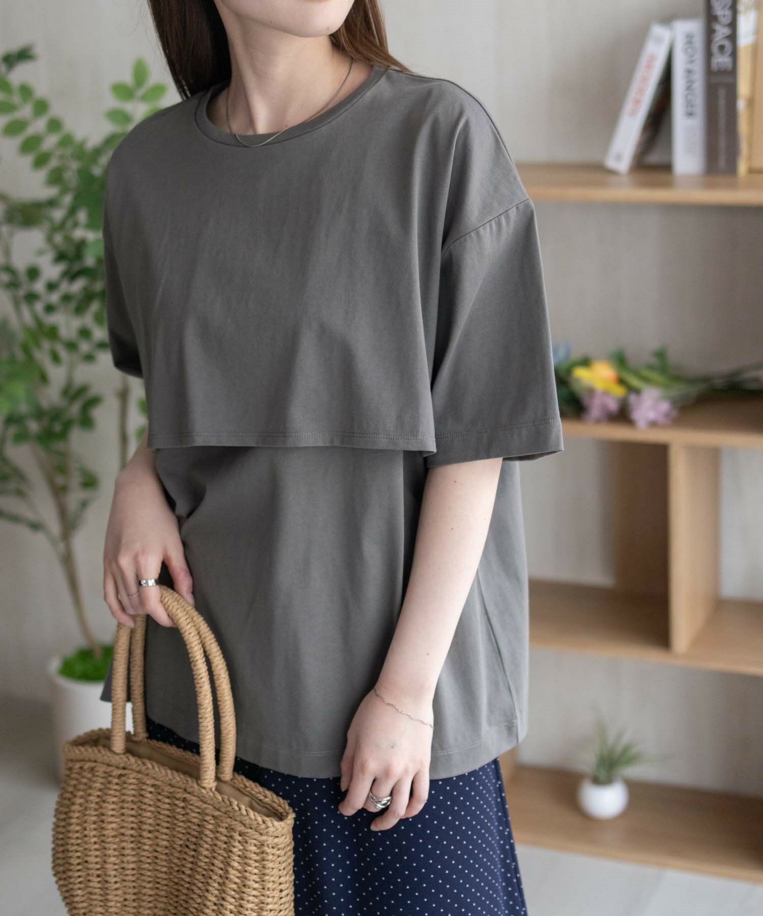 HusHusH  レイヤードフリルプルオーバー レディース メール便 対応商品商品サムネイル-1