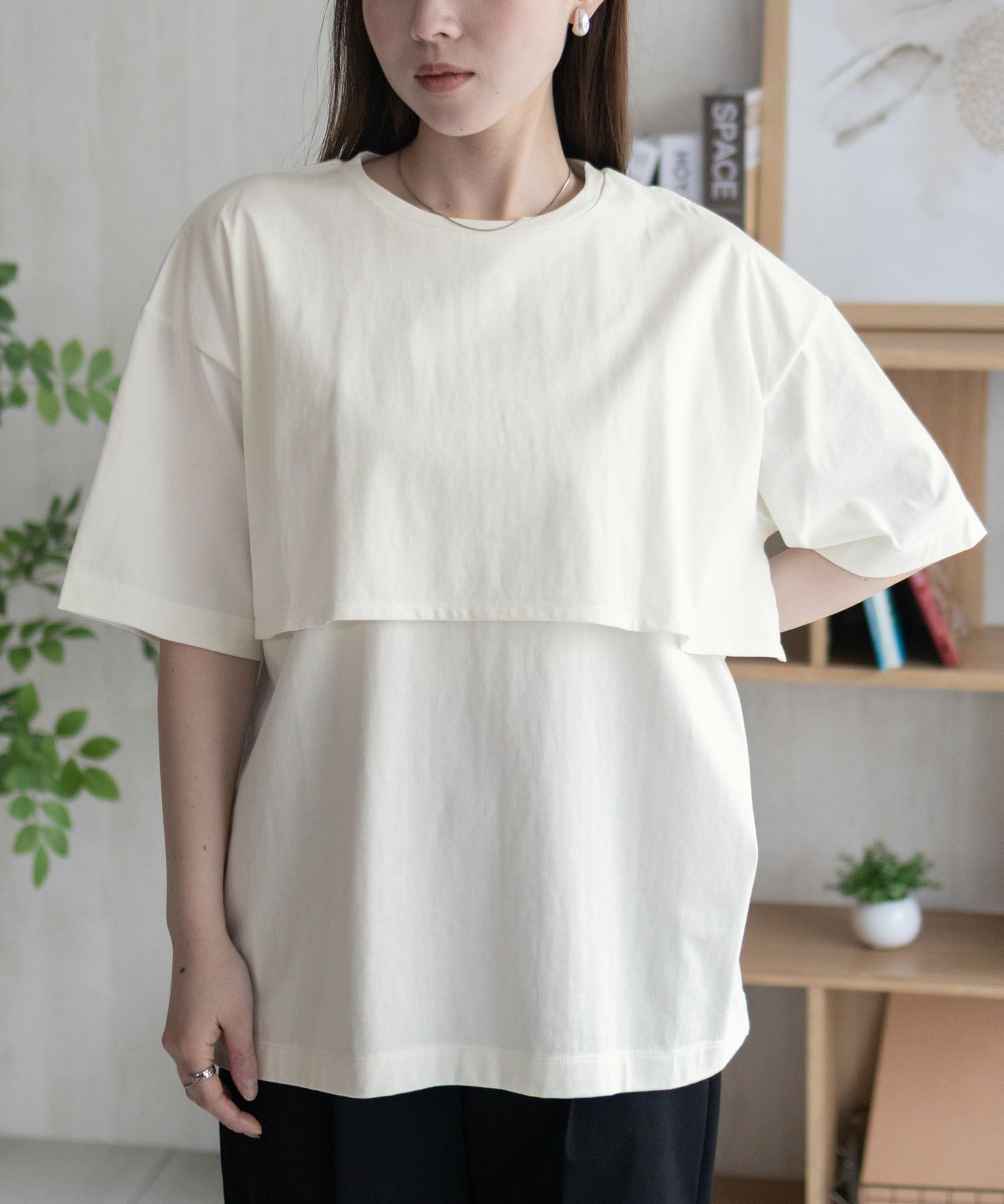 HusHusH  レイヤードフリルプルオーバー レディース メール便 対応商品商品サムネイル-10