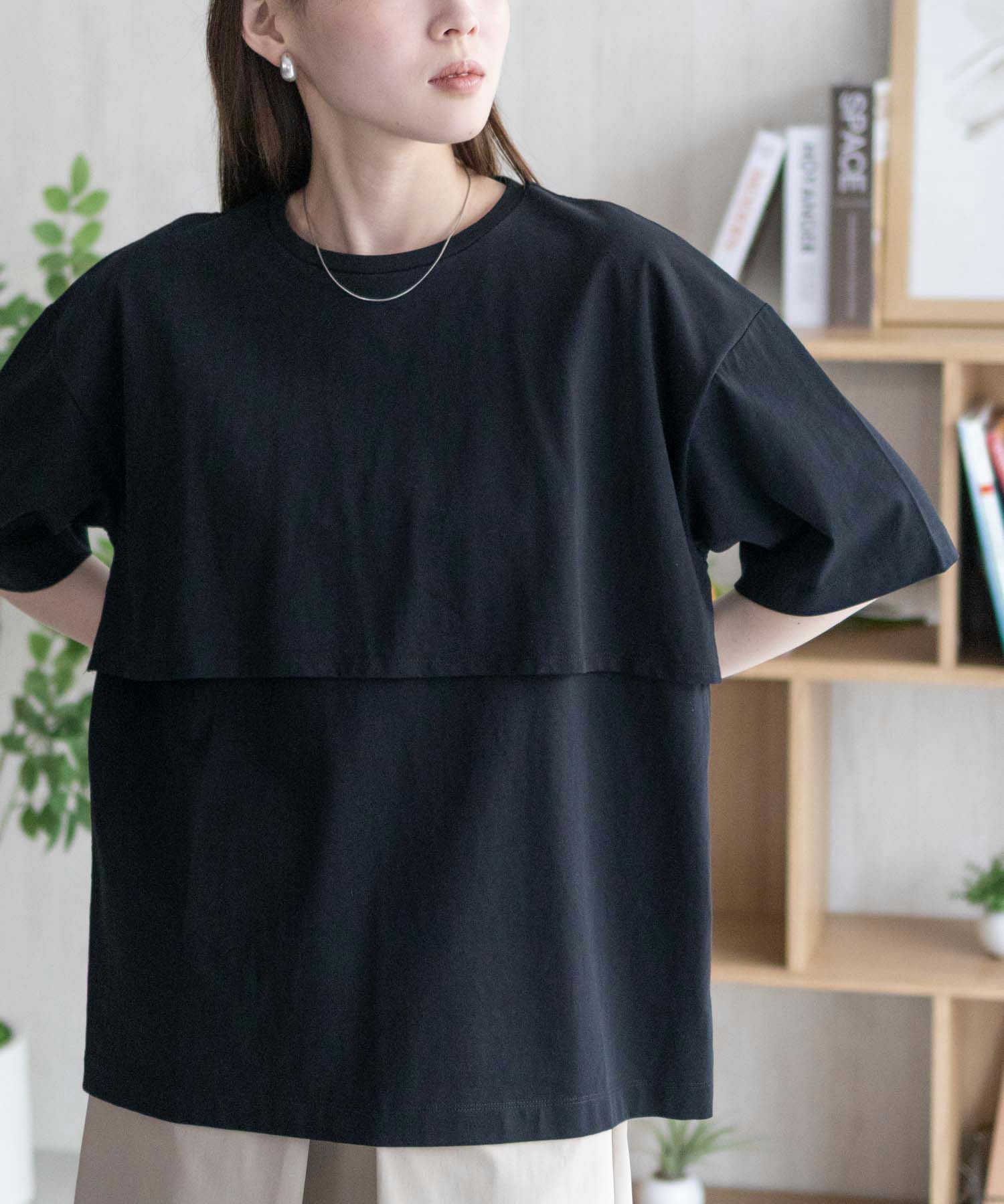 HusHusH  レイヤードフリルプルオーバー レディース メール便 対応商品商品サムネイル-14