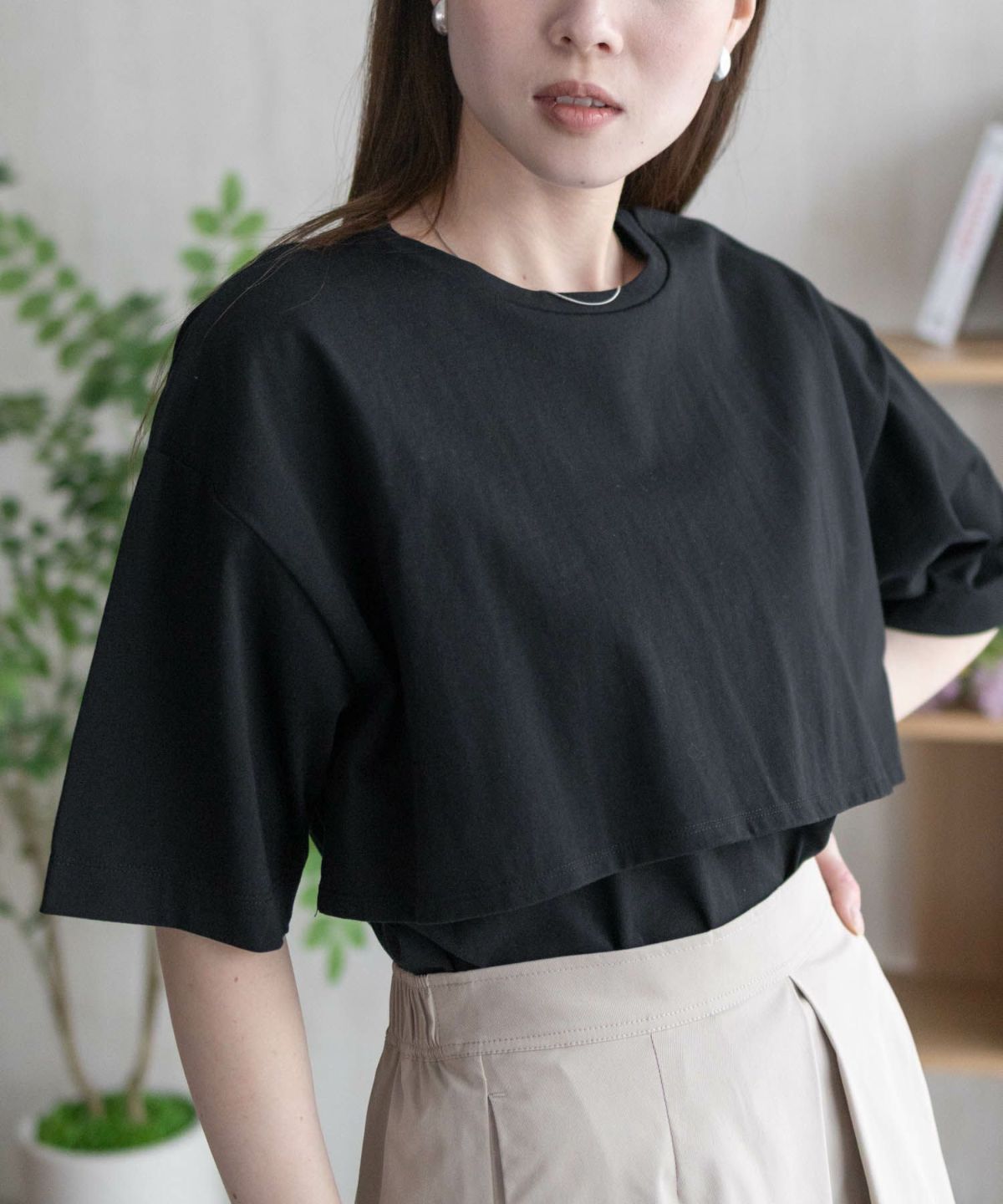 HusHusH レイヤードフリルプルオーバー レディース ネコポス 対応商品