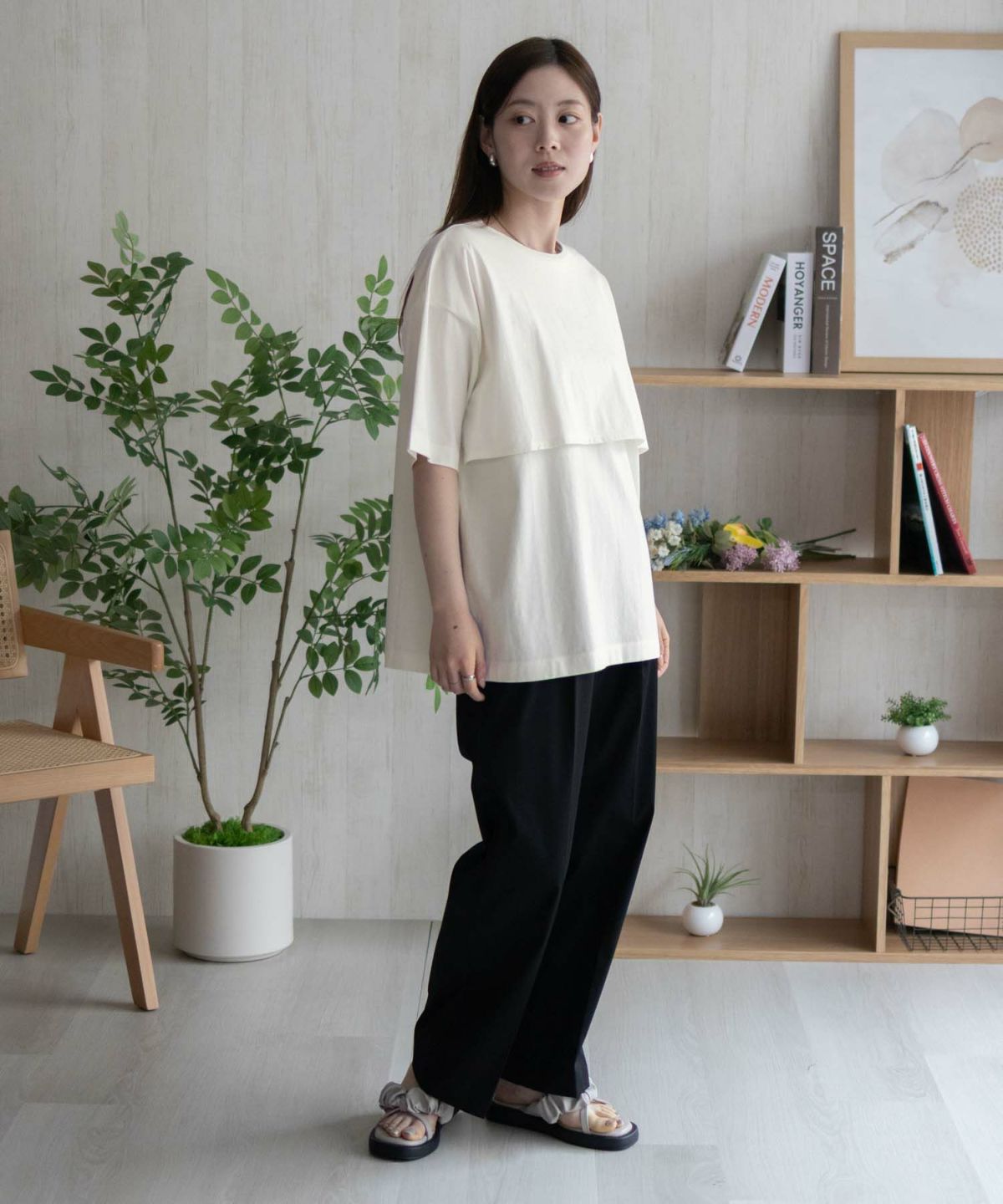 HusHusH レイヤードフリルプルオーバー レディース ネコポス 対応商品