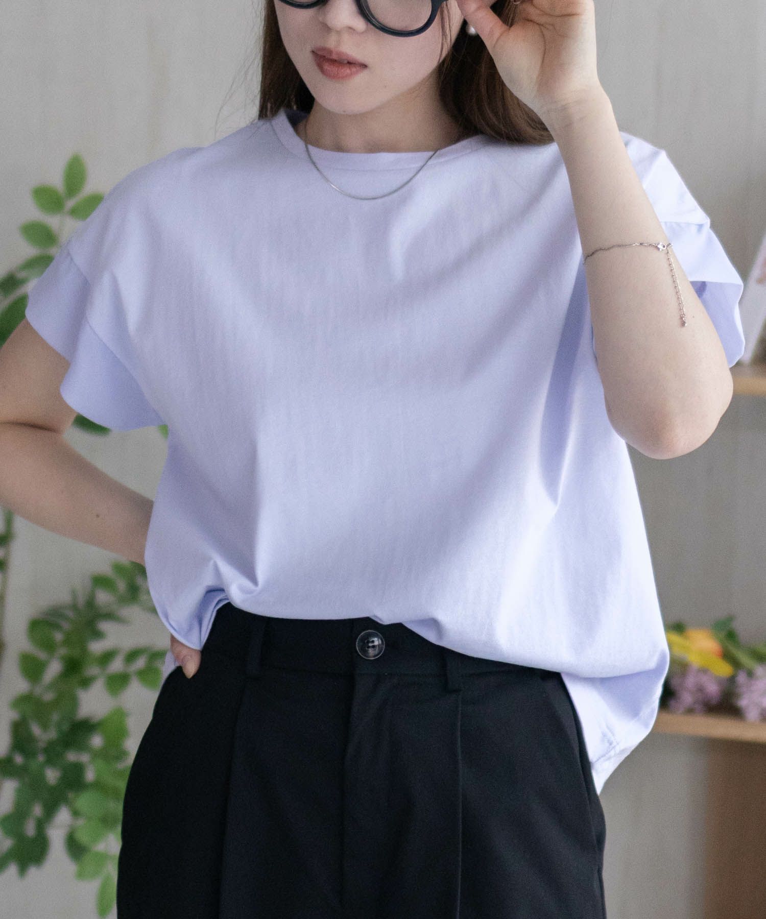 HusHusH  袖切替プルオーバー レディース メール便 対応商品商品サムネイル-5