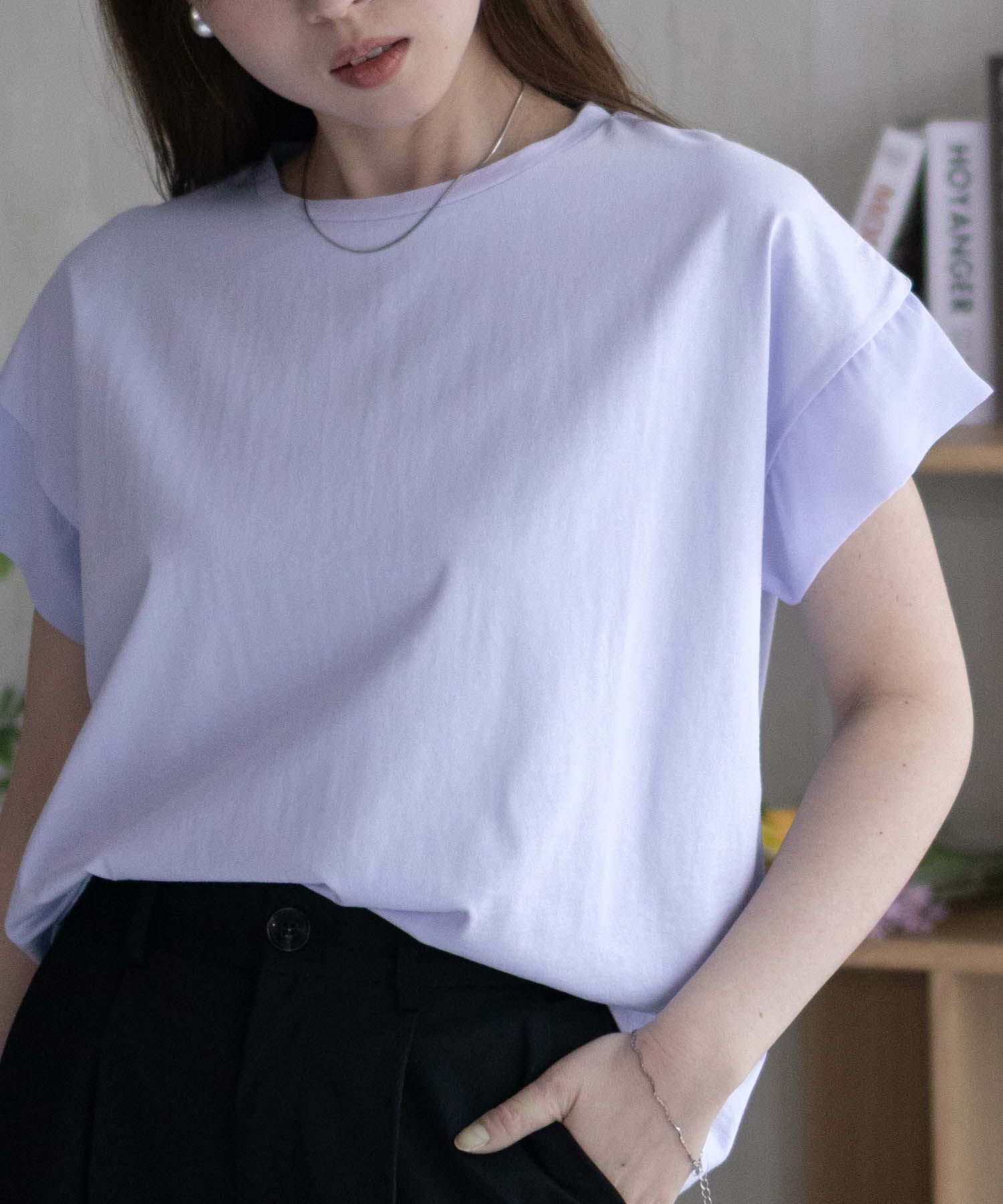 HusHusH 袖切替プルオーバー レディース ネコポス 対応商品