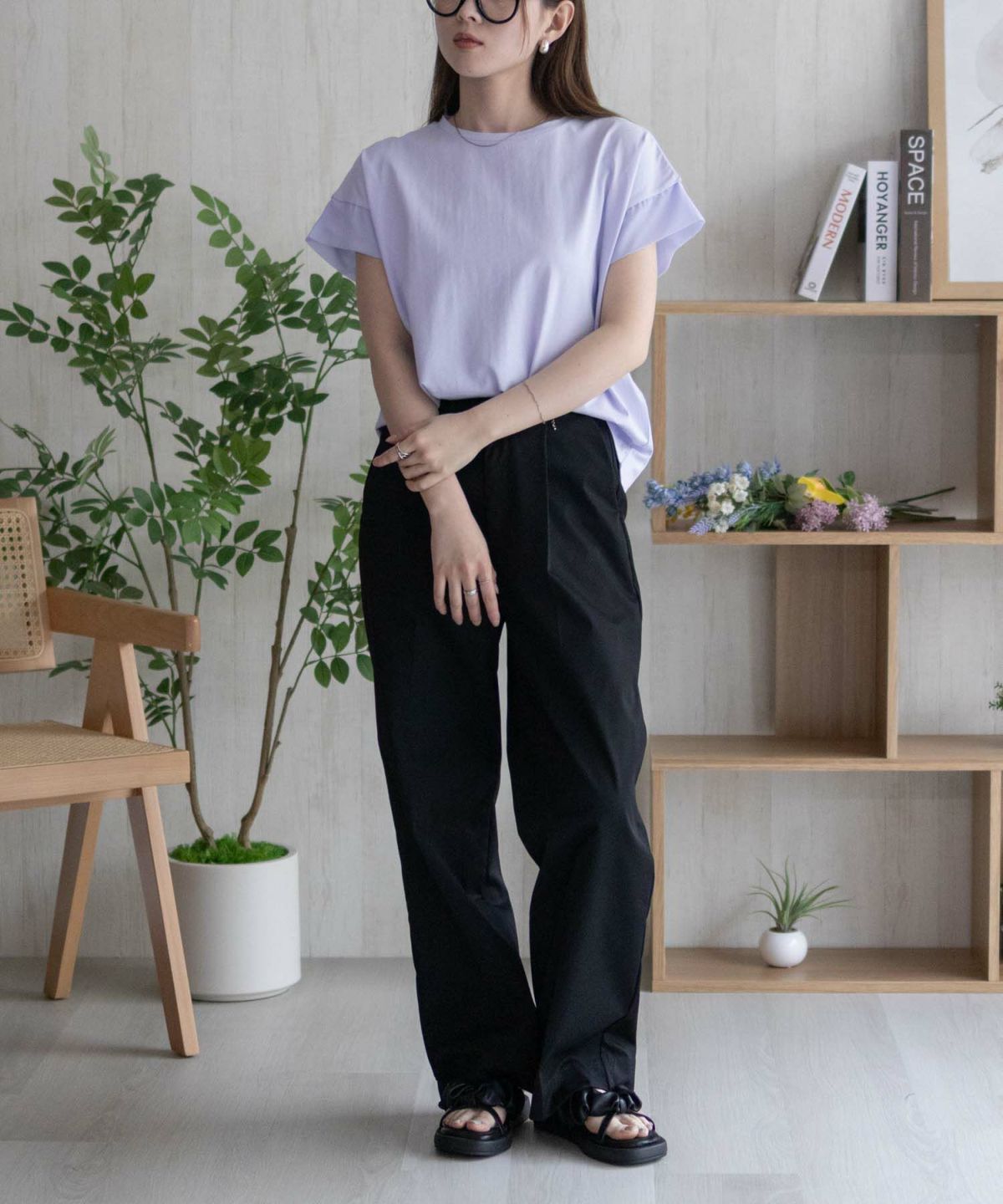 HusHusH 袖切替プルオーバー レディース ネコポス 対応商品