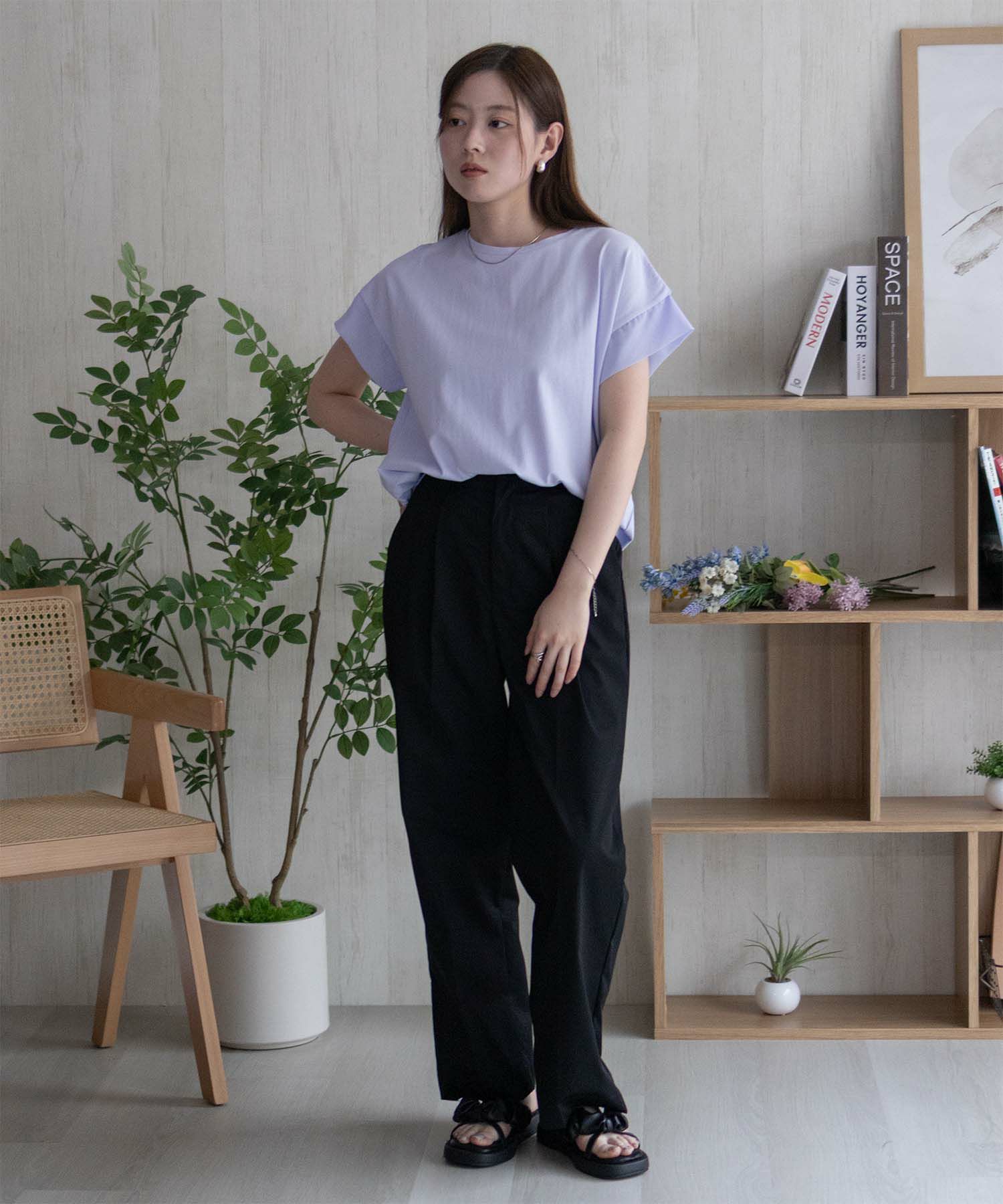 HusHusH  袖切替プルオーバー レディース メール便 対応商品商品画像-38