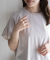 HusHusH 袖フリルプルオーバー レディース ネコポス 対応商品