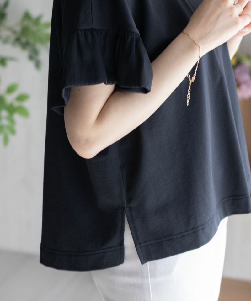 HusHusH  袖フリルプルオーバー レディース メール便 対応商品商品画像-5