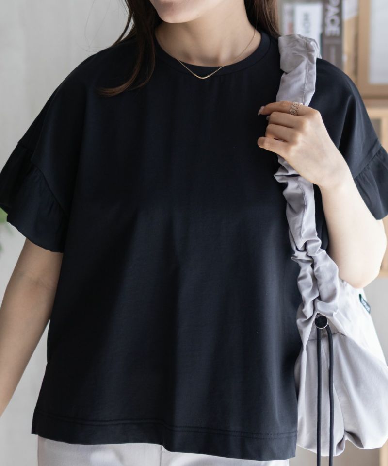 HusHusH  袖フリルプルオーバー レディース メール便 対応商品商品画像-6