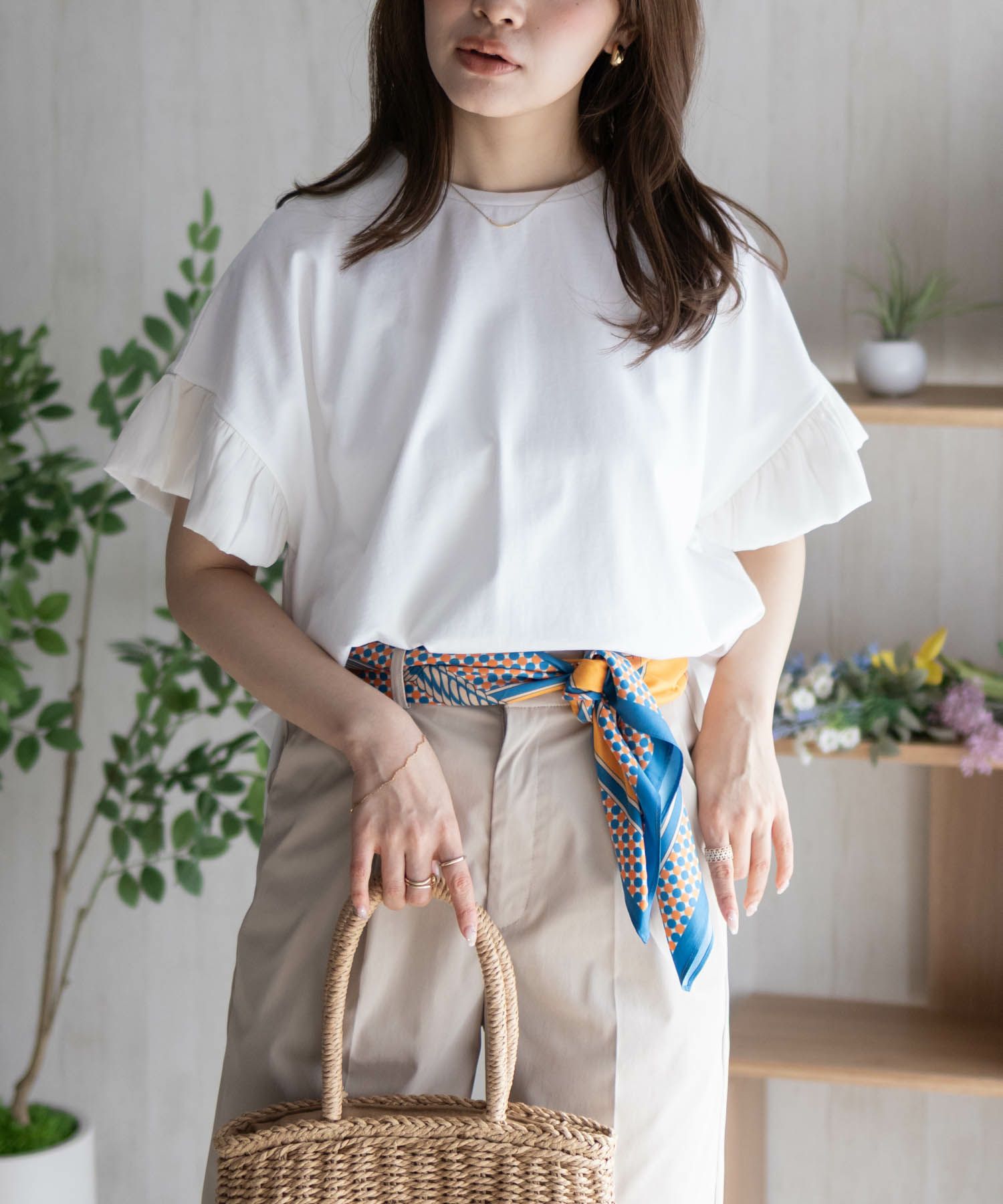 HusHusH  袖フリルプルオーバー レディース メール便 対応商品商品画像-13