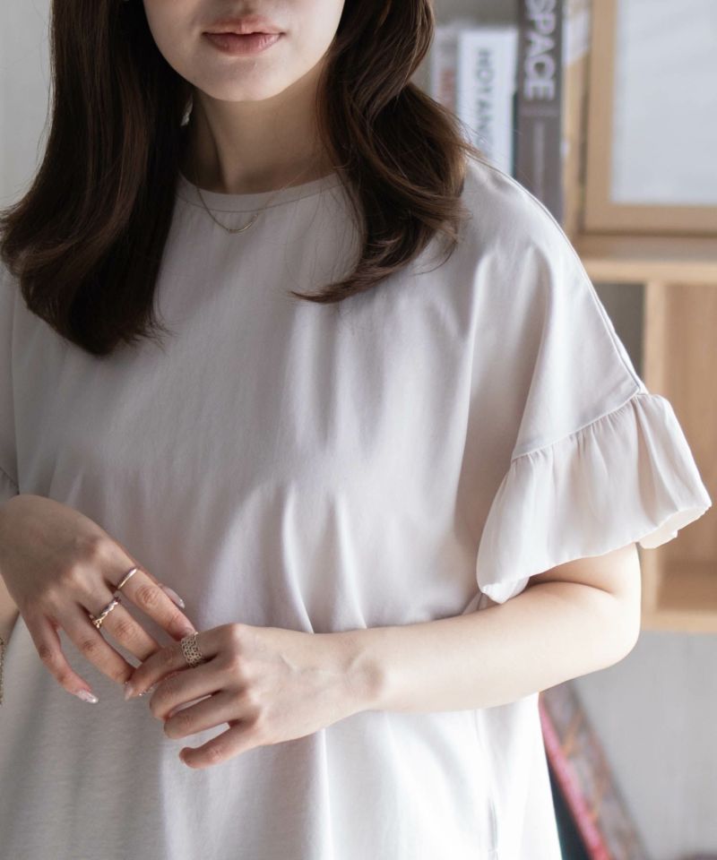 HusHusH  袖フリルプルオーバー レディース メール便 対応商品商品画像-16