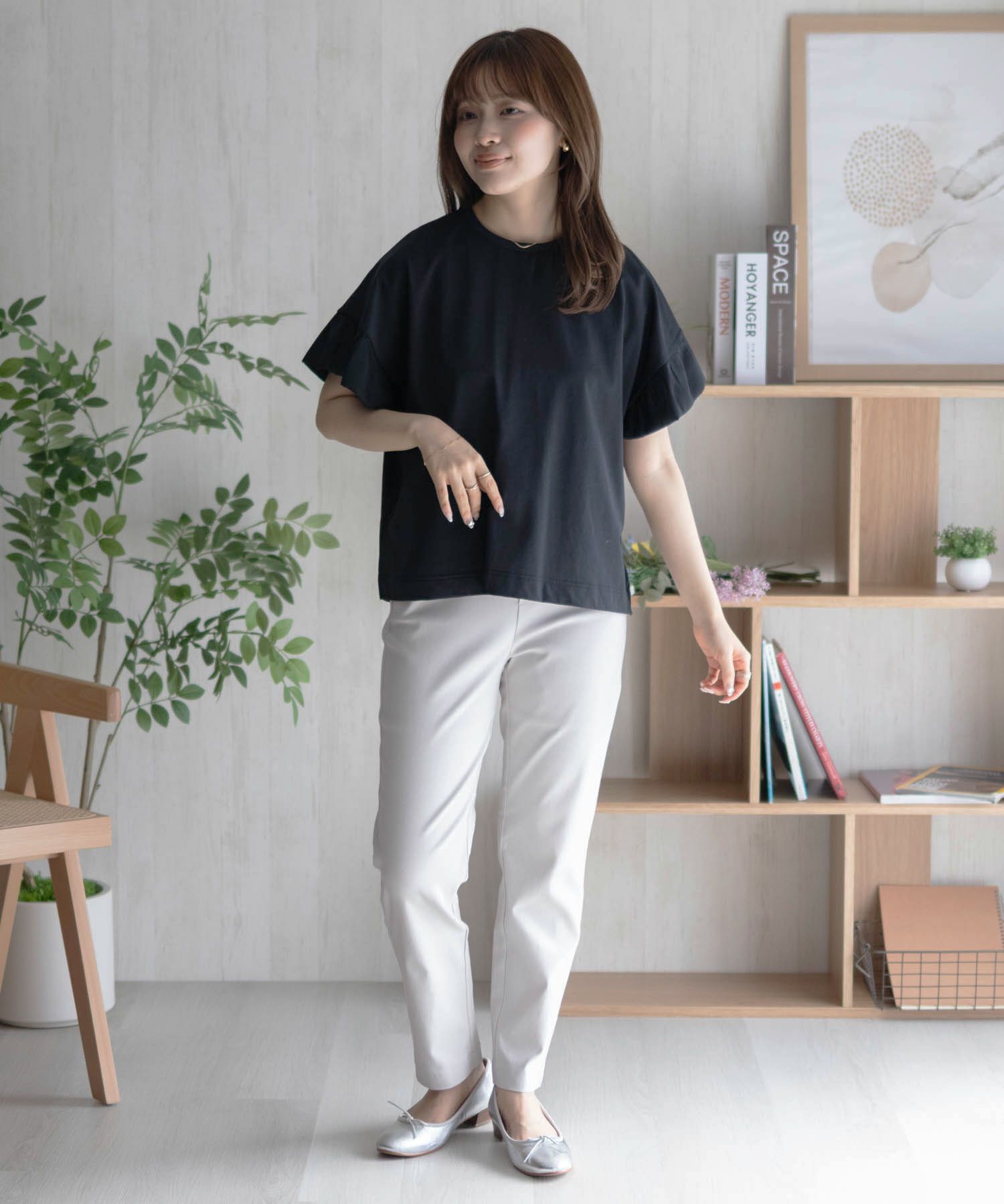 HusHusH  袖フリルプルオーバー レディース メール便 対応商品商品サムネイル-30