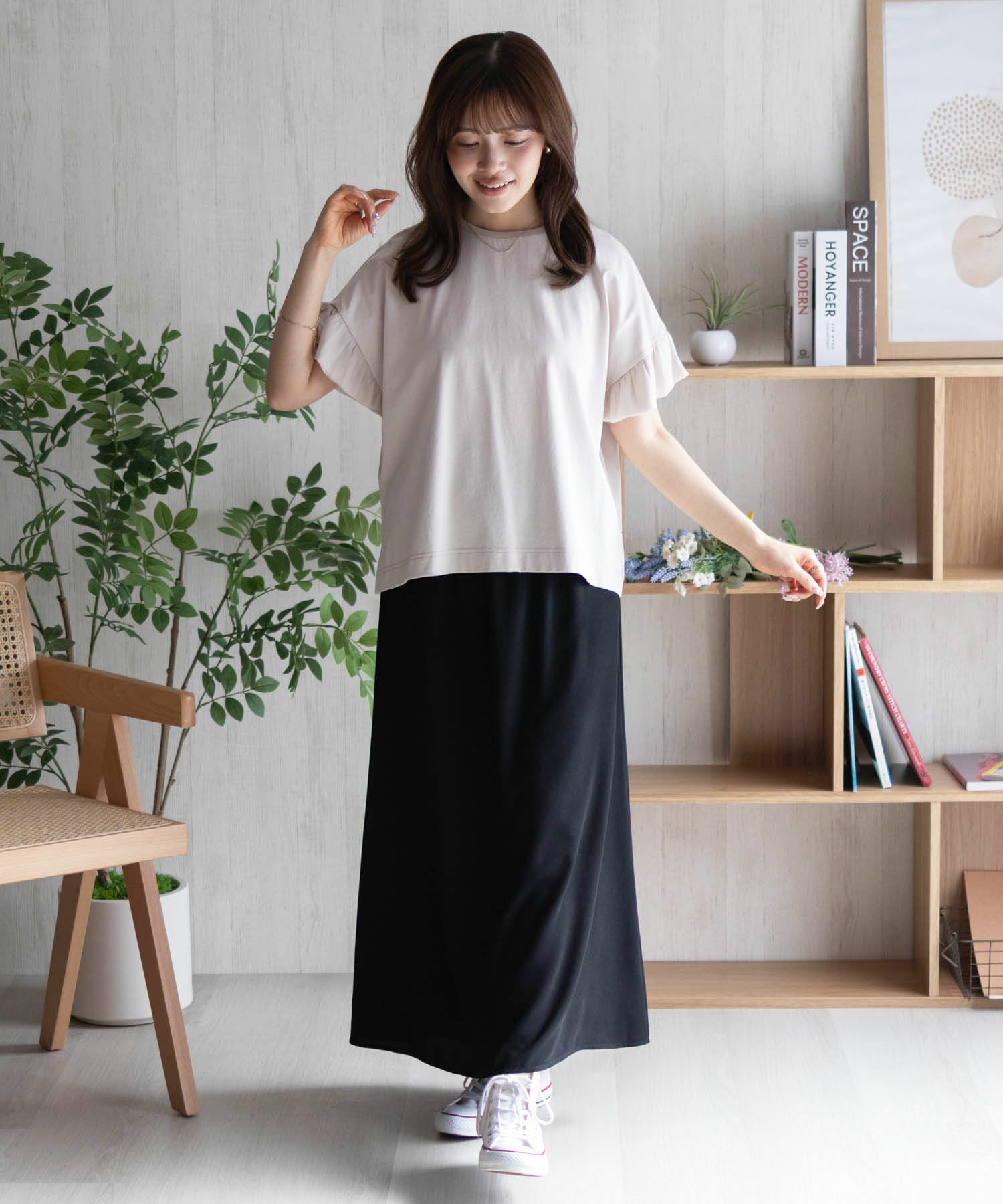 HusHusH  袖フリルプルオーバー レディース メール便 対応商品商品サムネイル-32