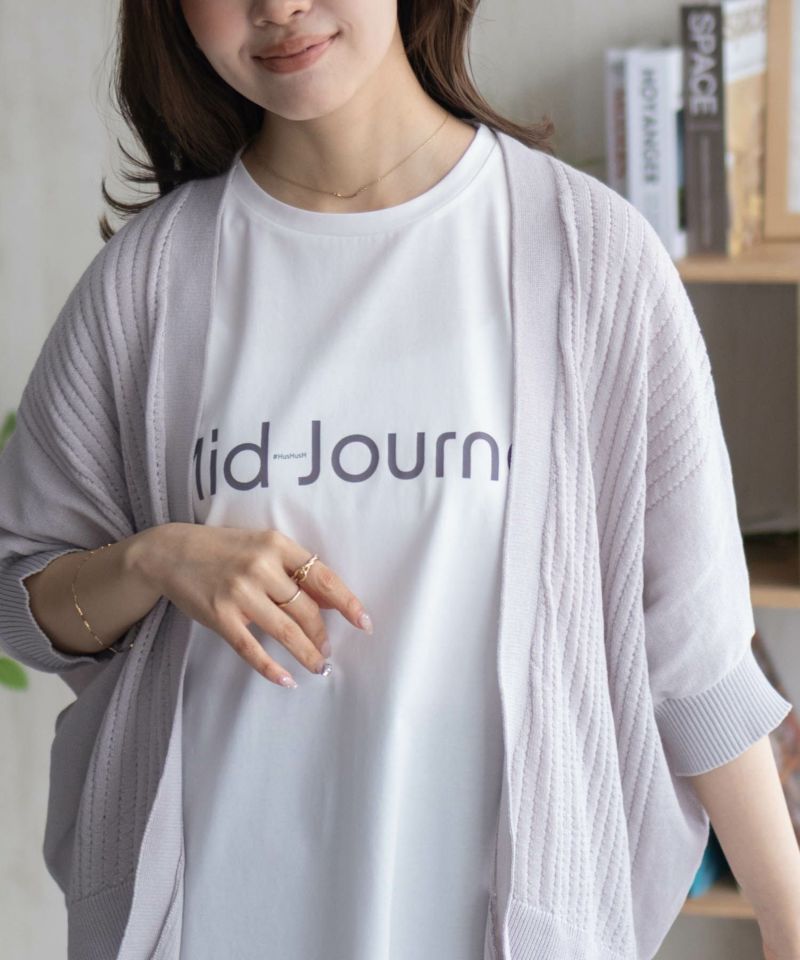 HusHusH 透かし編みドルマンカーディガン レディース商品画像-5